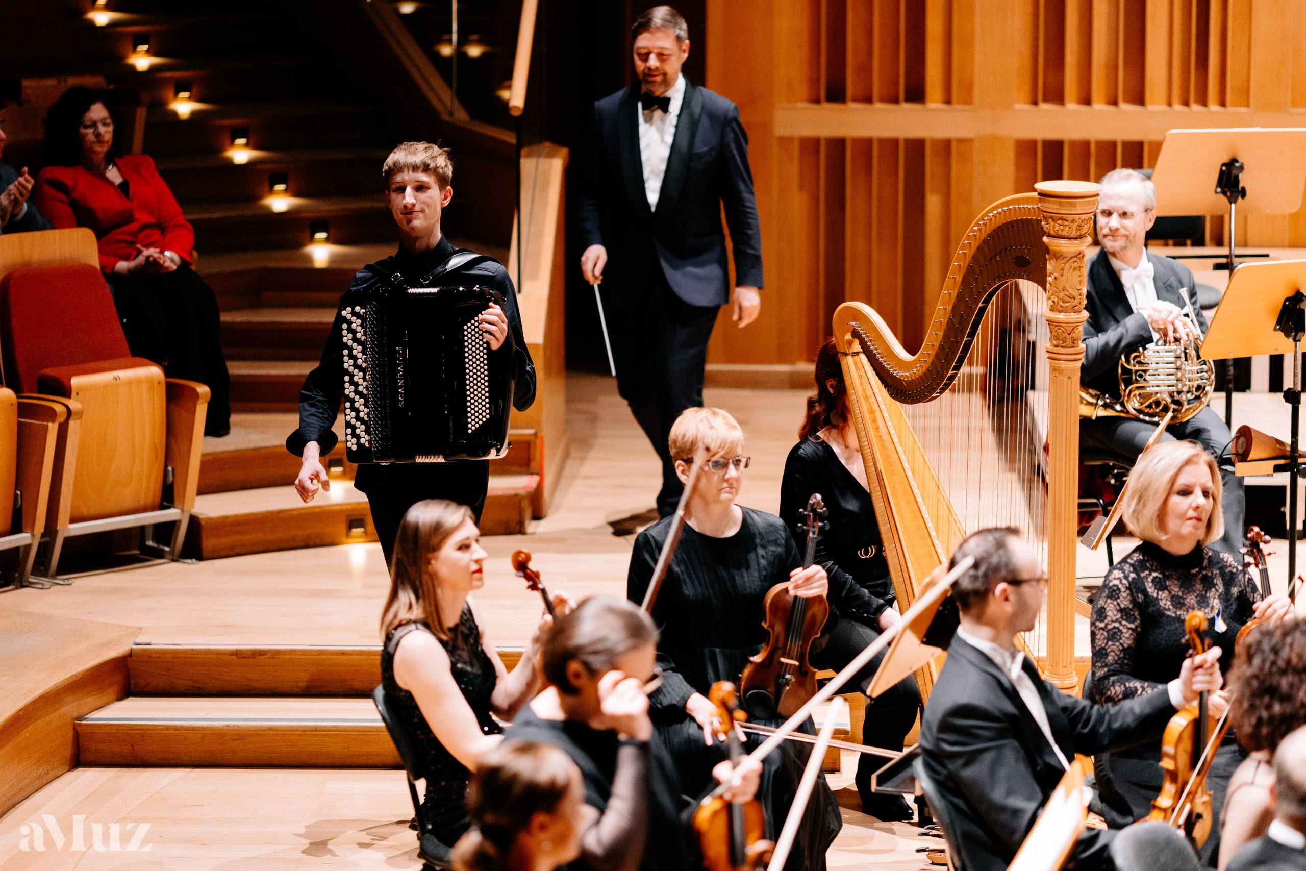 Koncert dyplomantów aMuz w Polskiej Filharmonii Bałtyckiej. Fotograf Ślubny Warszawa - Sesje Biznesowe Rodzinne Eventy