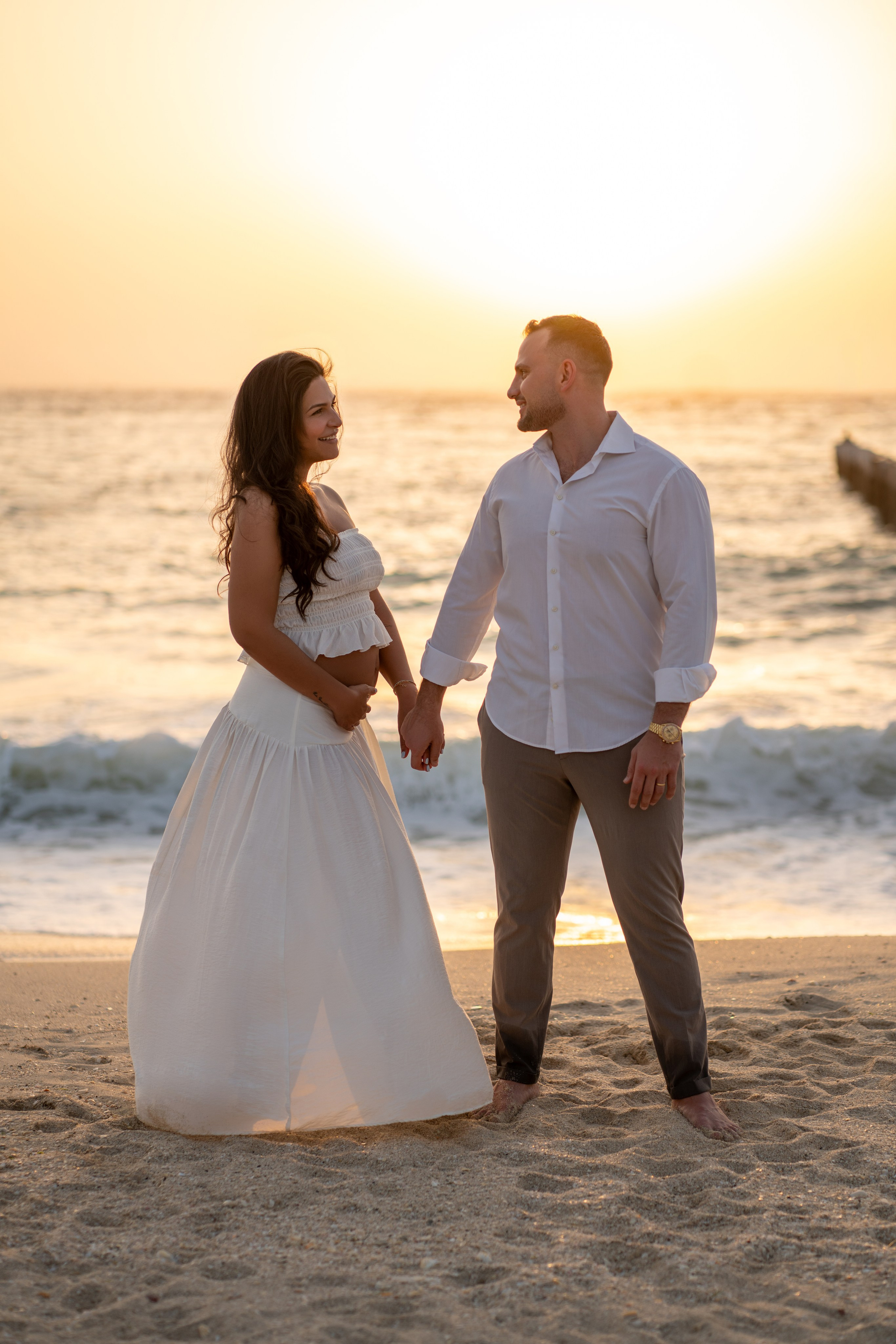 Wavy sunset. Angela Iakovleva — Family Photographer in Dubai