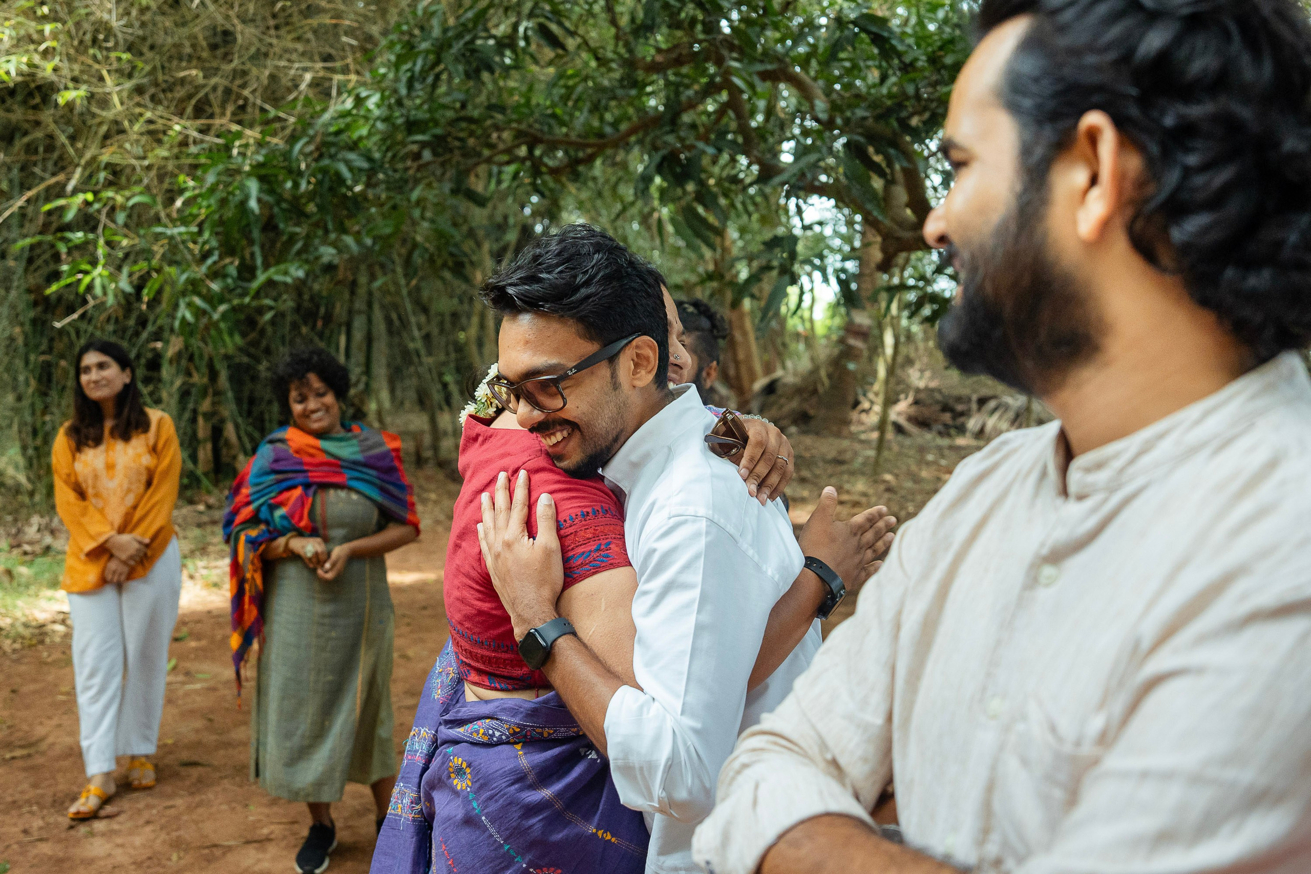 Shraddha & Sumukha, Mantra Mangalya Wedding under a Mango Tree, Red Earth Kabini | Truly Yours