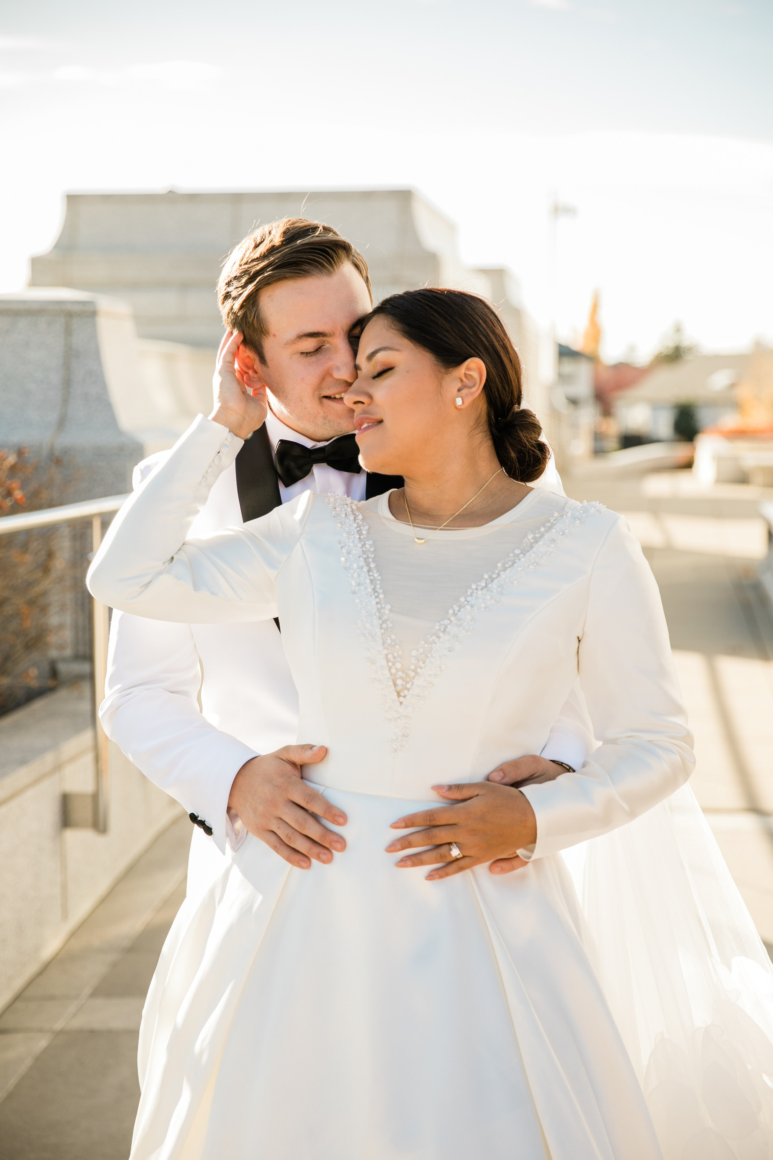 Samantha & Mike Wedding. Fotografía accesible en Calgary