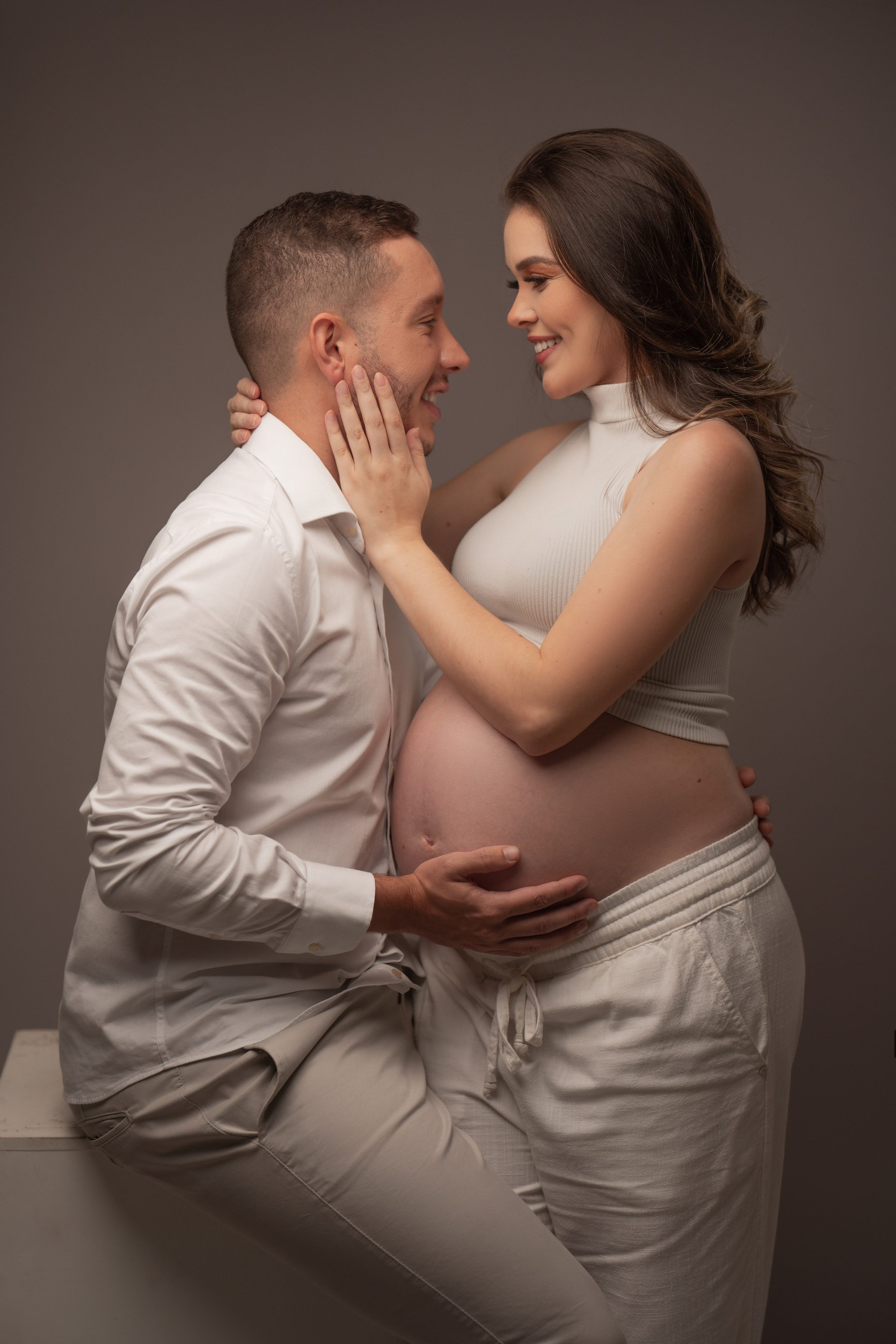Caroline.Gestante.Estúdio. Fotógrafo de Casamento, grávida, Retrato, Corporativo