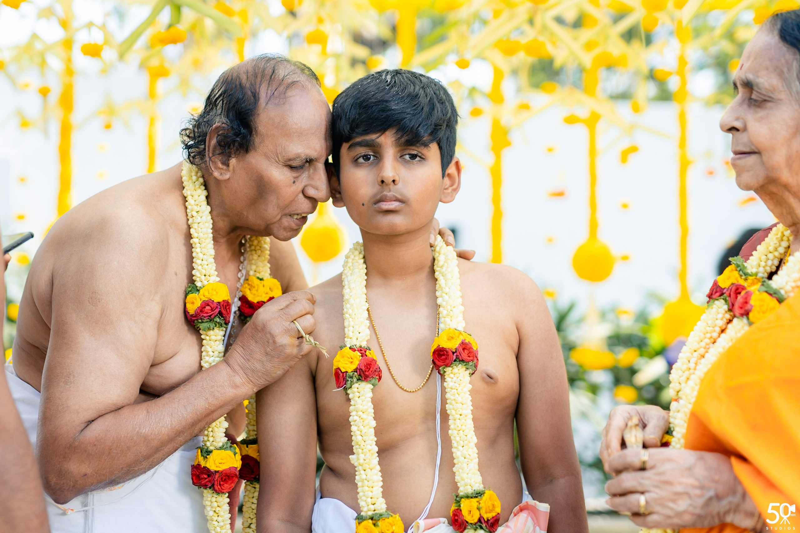 SANJAY AND SAKETH UPANAYANA. 50mm STUDIOS