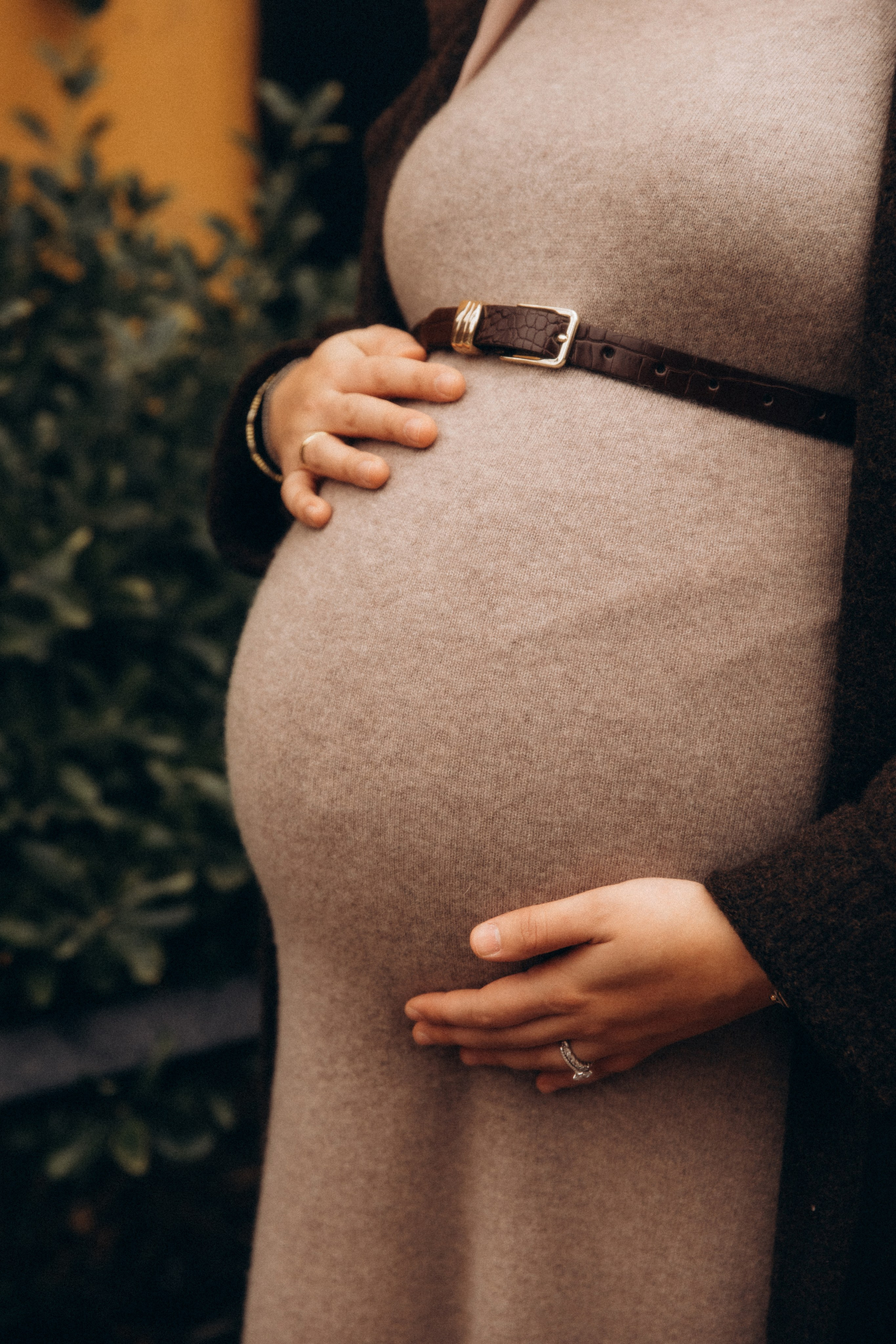 Winter Pregnancy Photoshoot | Bacon Hill, Boston