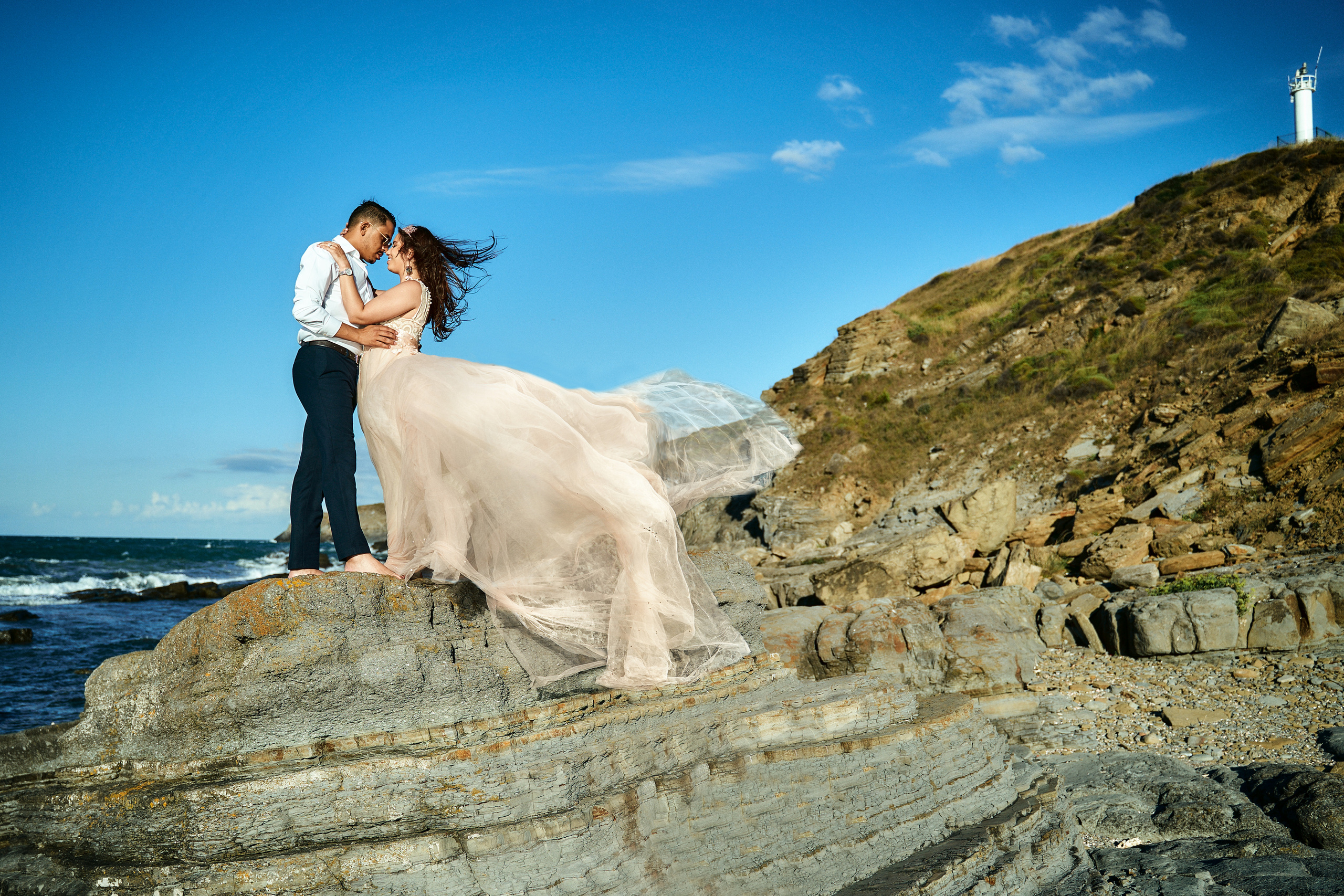 Фотосессия Love Story на Чёрном море в Стамбуле