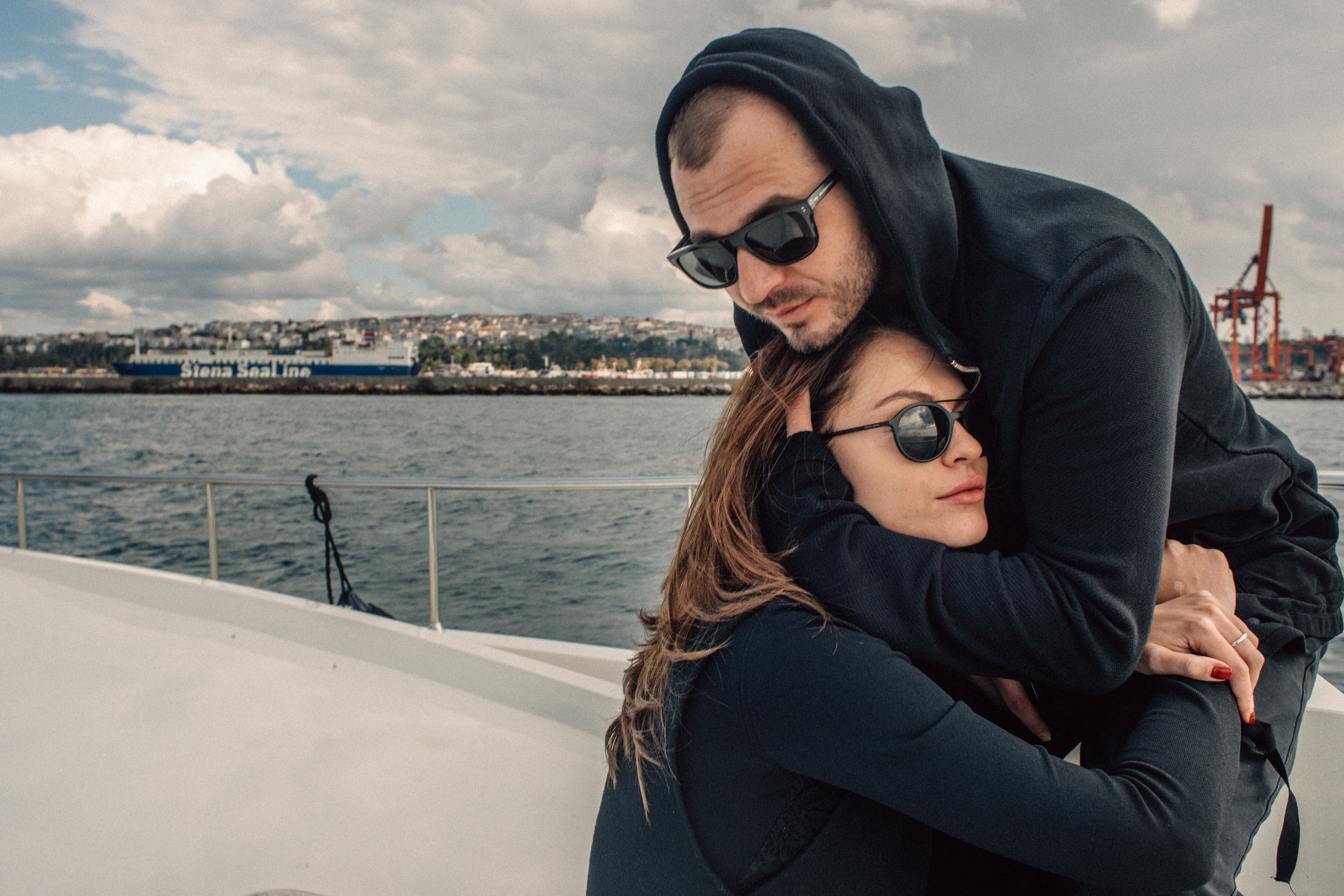 Фотосессия Love Story в Мраморном море на яхте