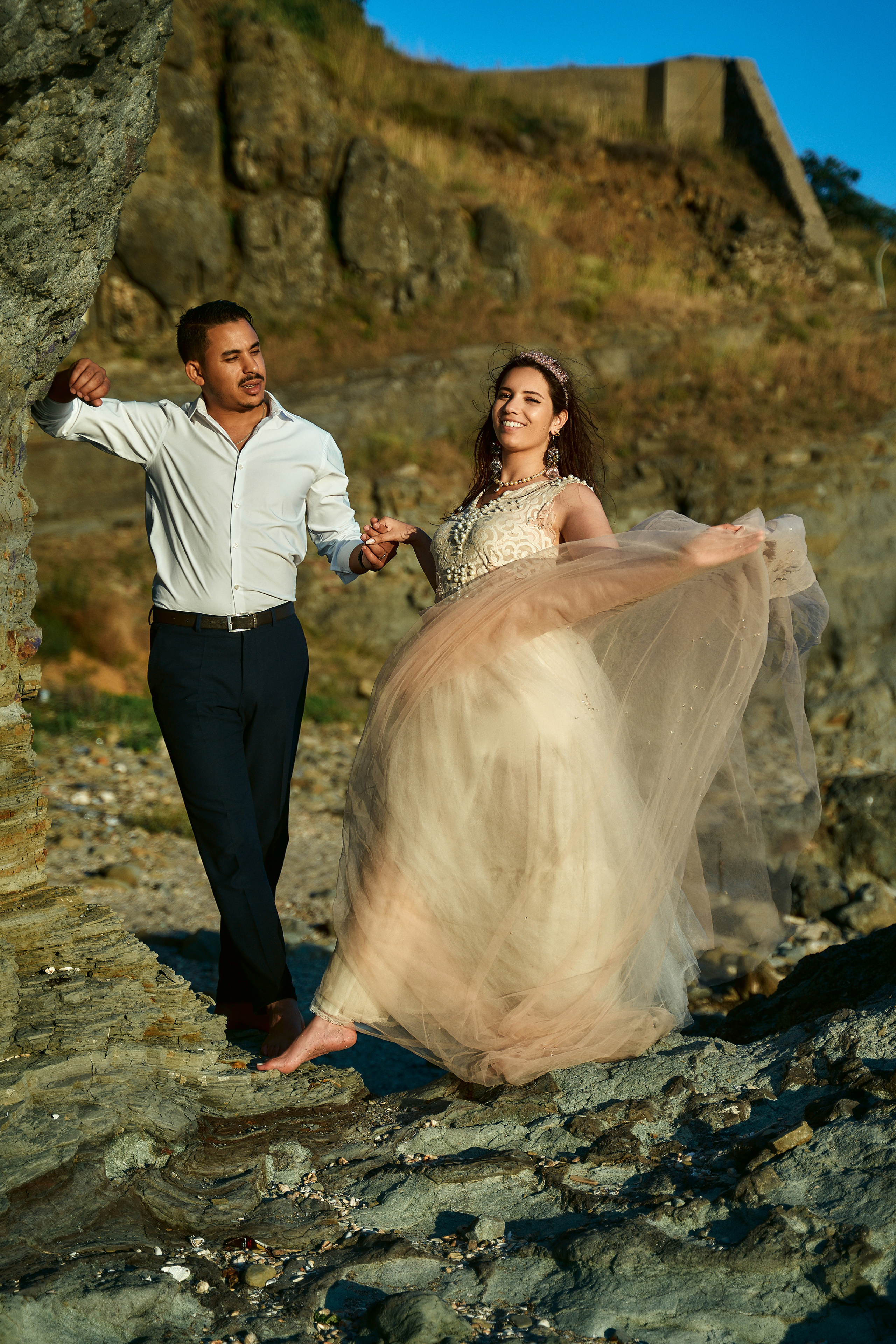 Фотосессия Love Story в Стамбуле. Фотограф в Стамбуле Анатолий. Лайфстайл фотограф в Стамбуле Анатолий. Фотосессии на крышах с чайками