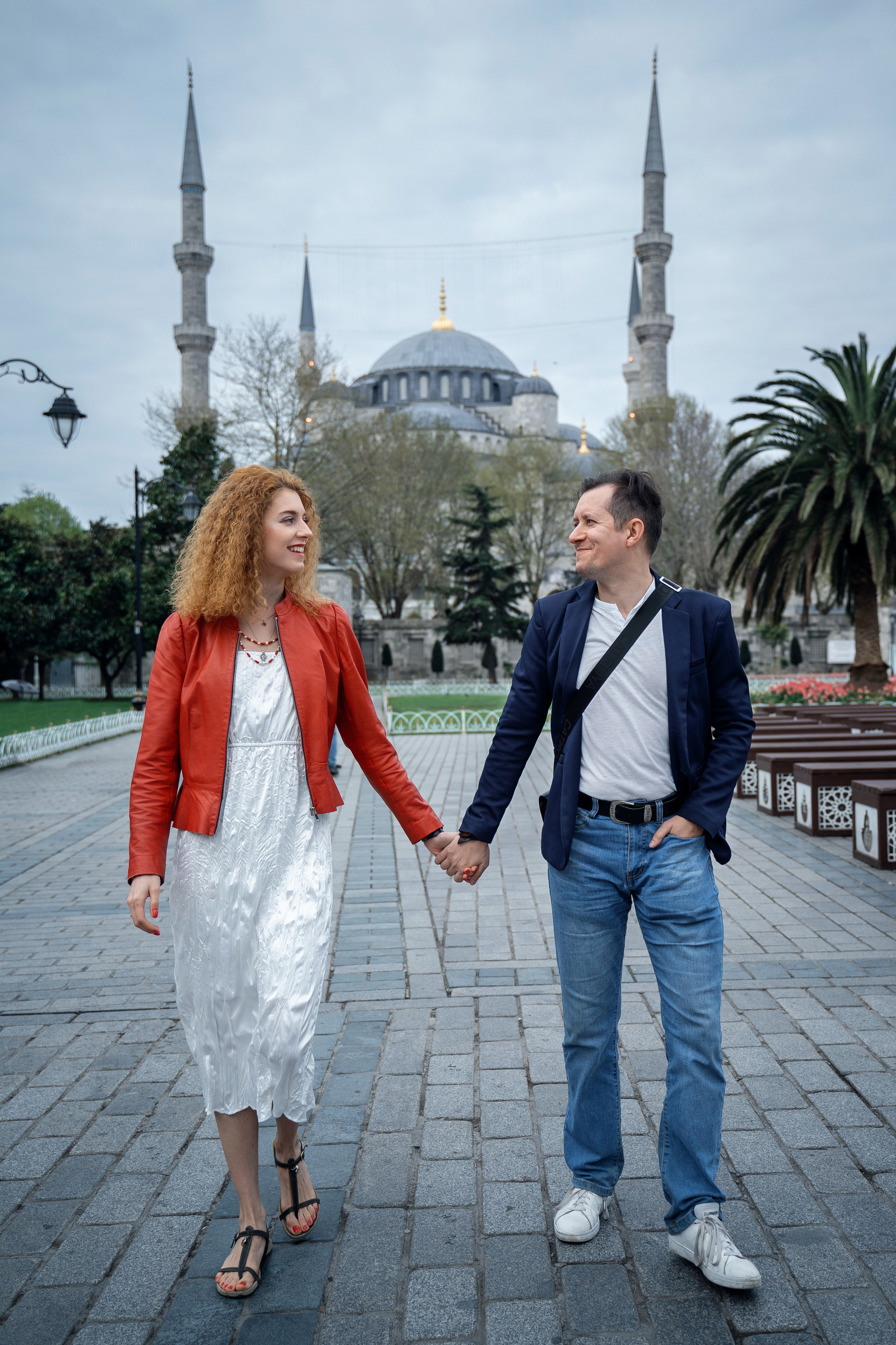 Фотосессия Love Story у Голубой мечети в Стамбуле