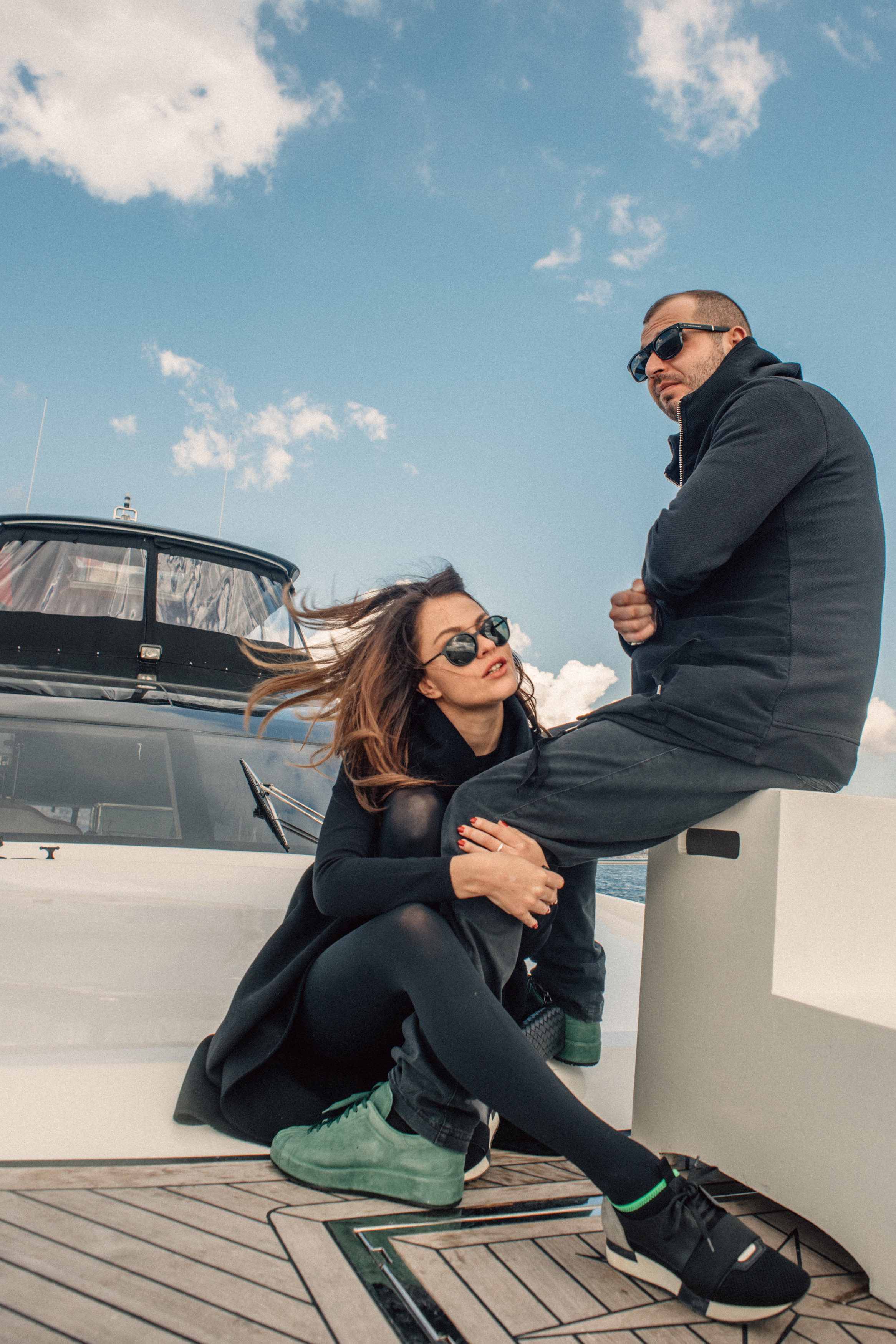 Романтическая фотосессия  на яхте в Стамбуле