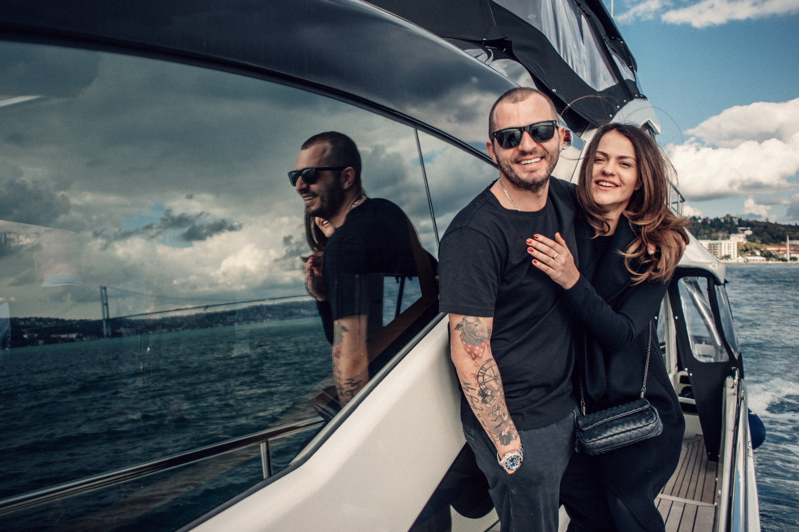 Фотосессия Love Story на яхте в Стамбуле
