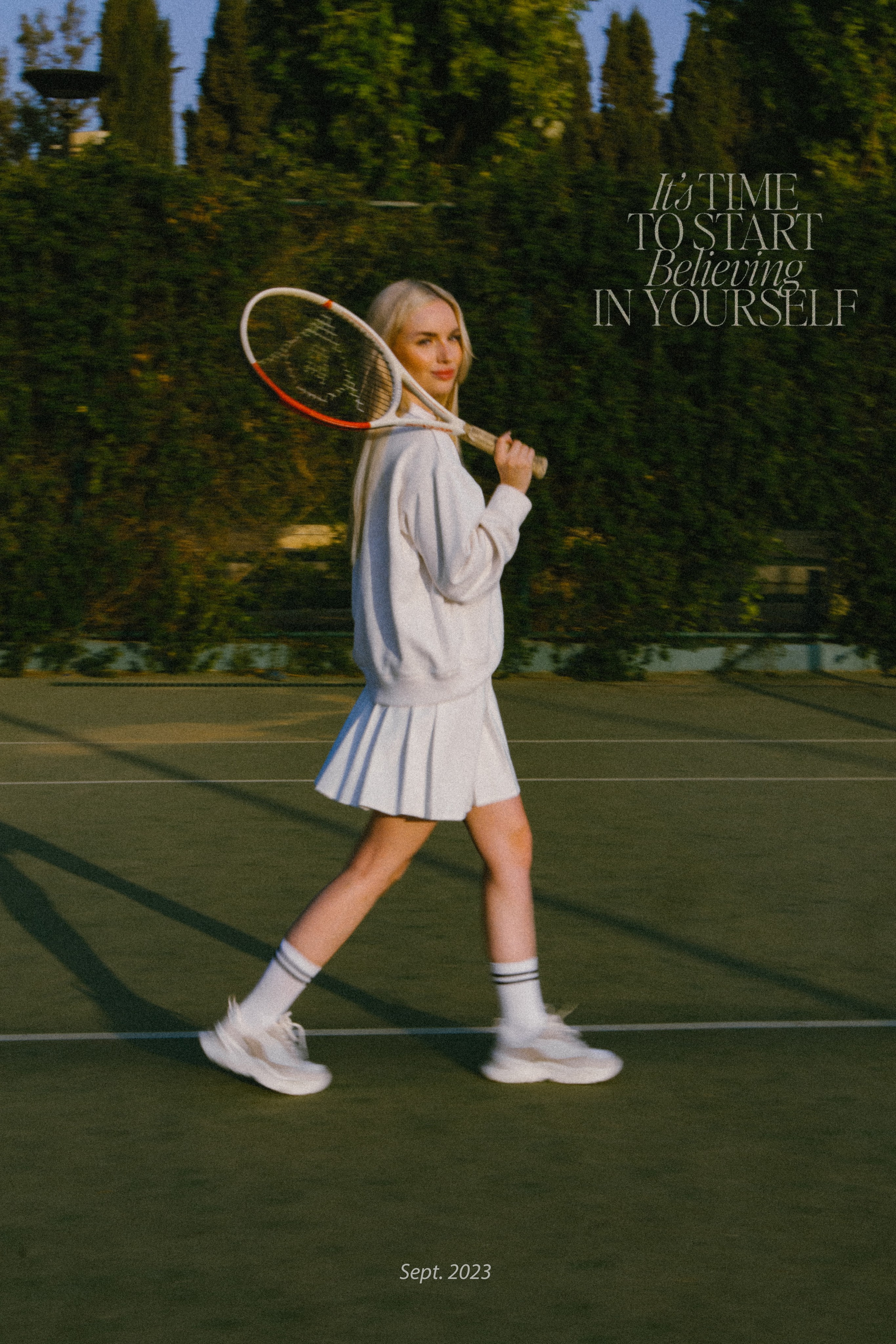Lera — Tennis Time. Veronika Basova | Photographer | Cinematic & Magazine | Amman, Jordan