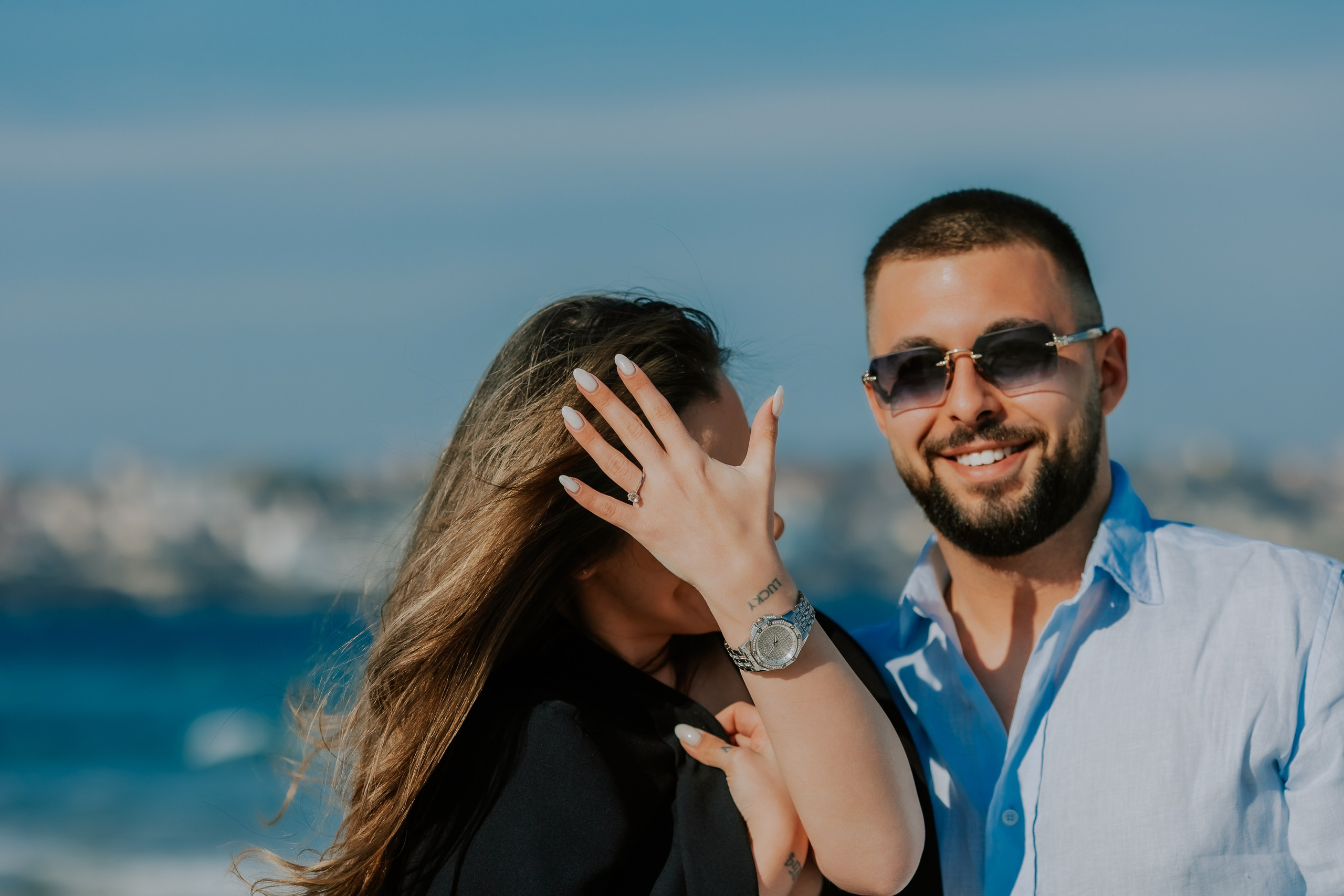 Годеж на плажа. Фотограф Ирина Йотова