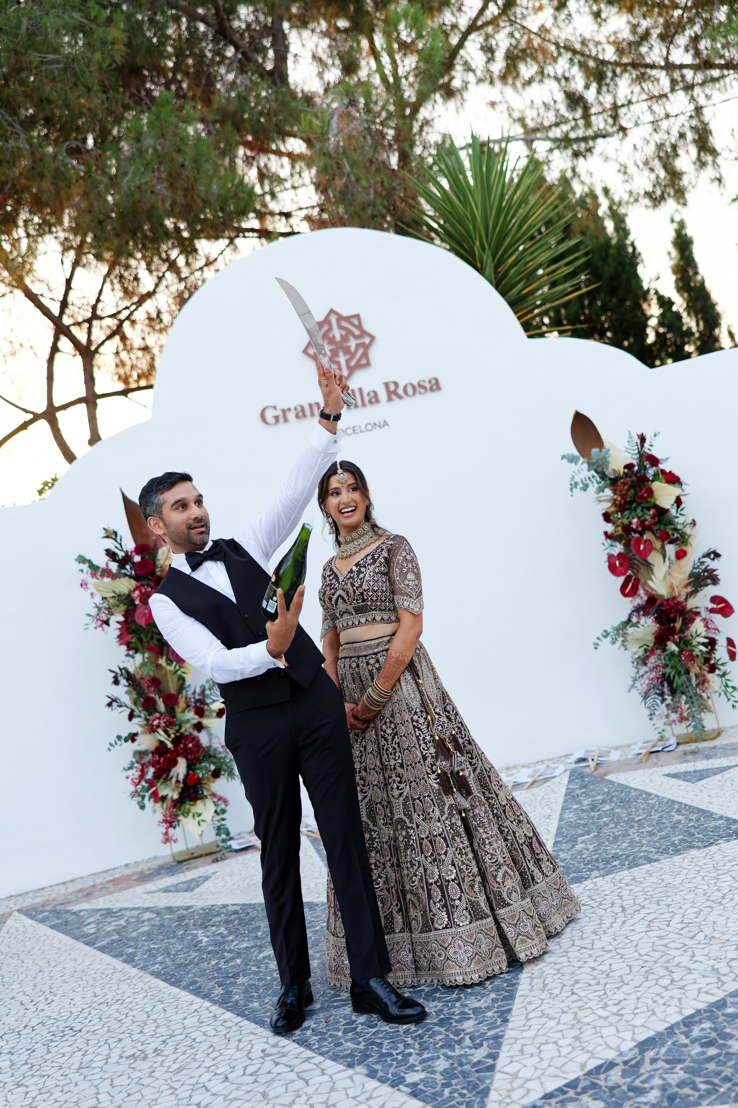 Indian wedding at Gran Villa Rosa, Barcelona, Spain Preview