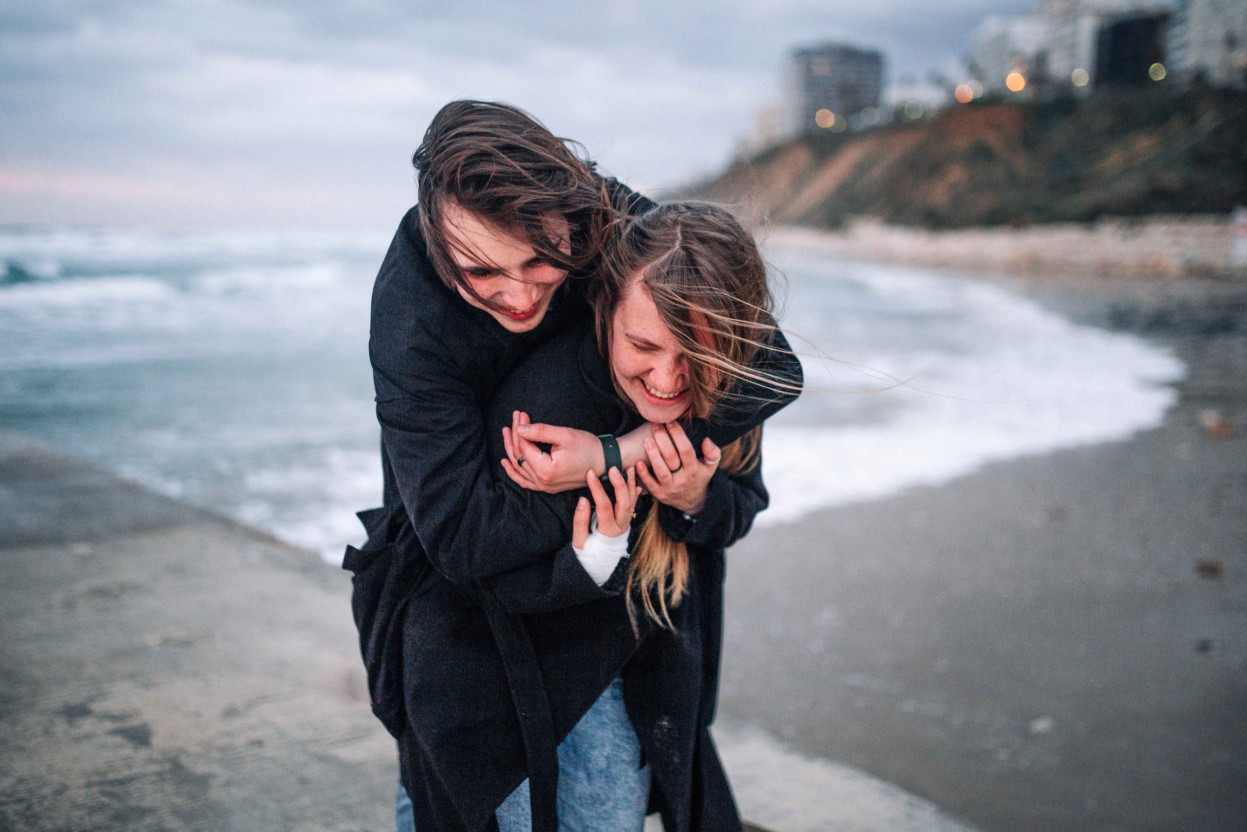 WINTER IN NETANYA. PHOTOGRAPHER IN ISRAEL
