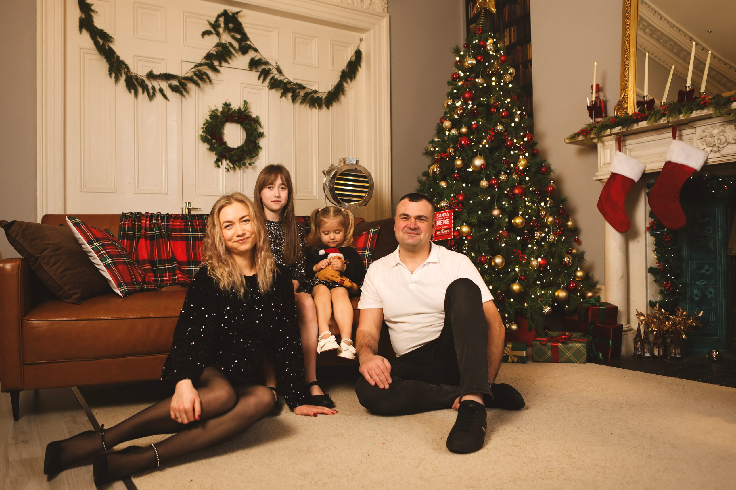 Christmas Family time. Photographer Margarita Antonova in Naas, Co Kildare