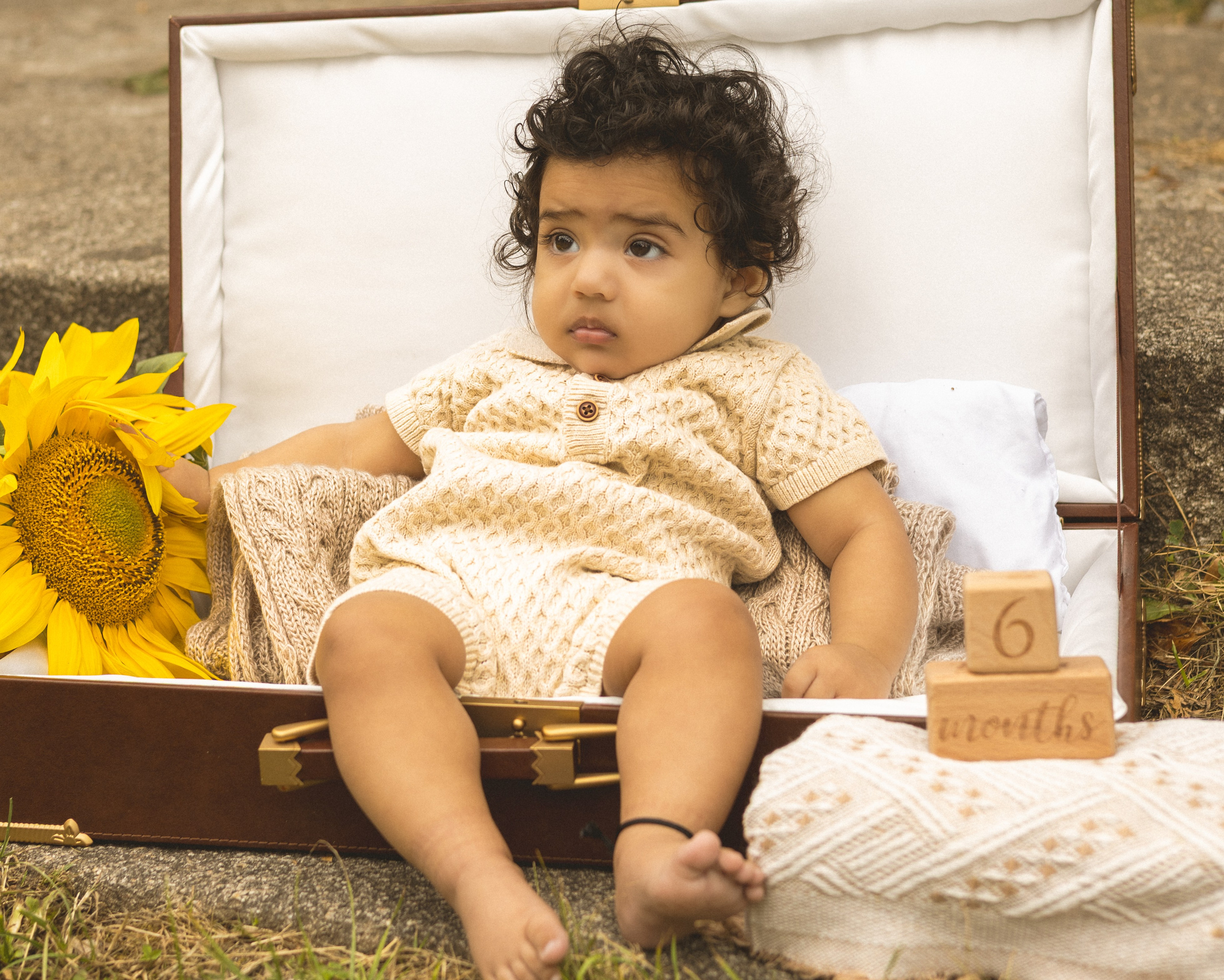 Zaiden’s 6 Months. Photographer Margarita Antonova in Naas, Co Kildare