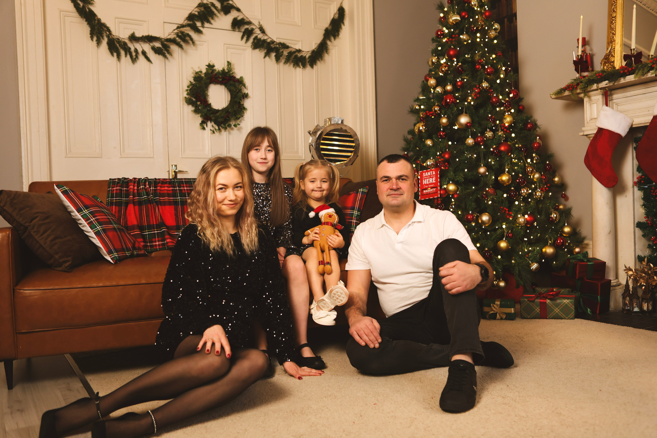 Christmas Family time. Photographer Margarita Antonova in Naas, Co Kildare