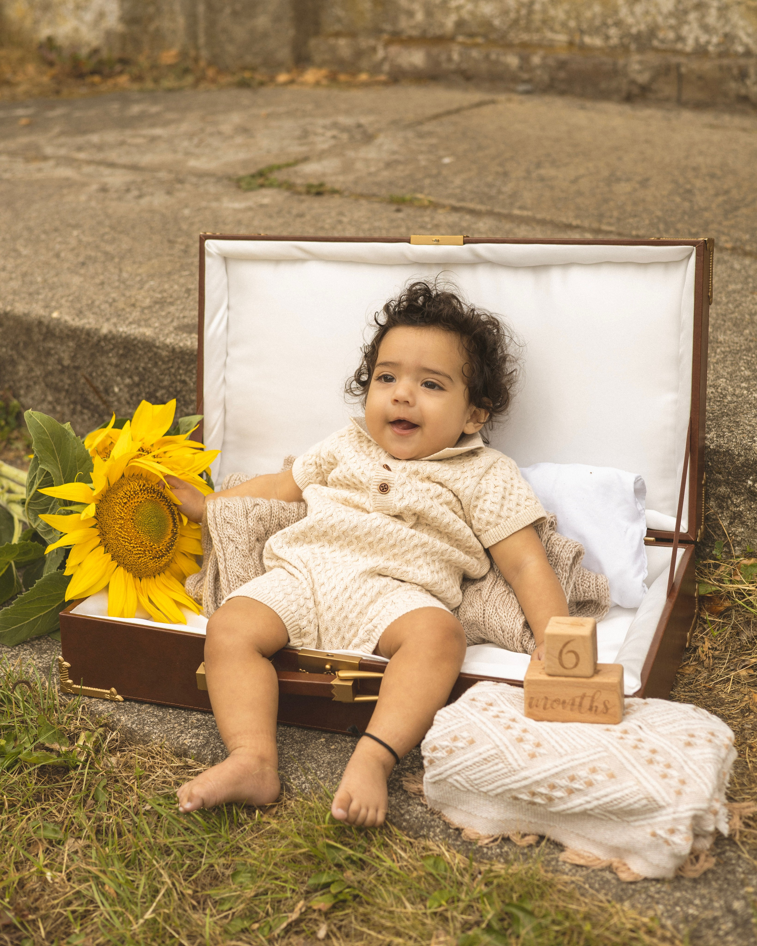 6 Months baby photoshoot