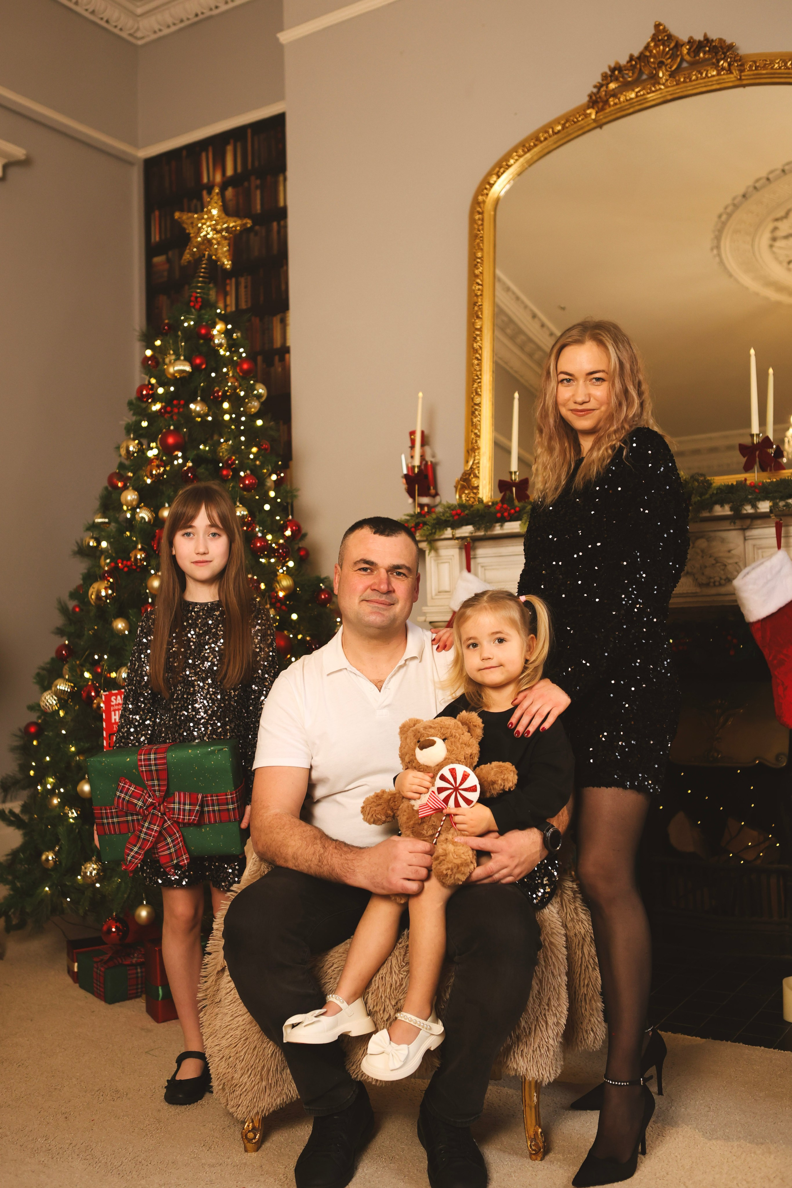 Christmas Family time. Photographer Margarita Antonova in Naas, Co Kildare
