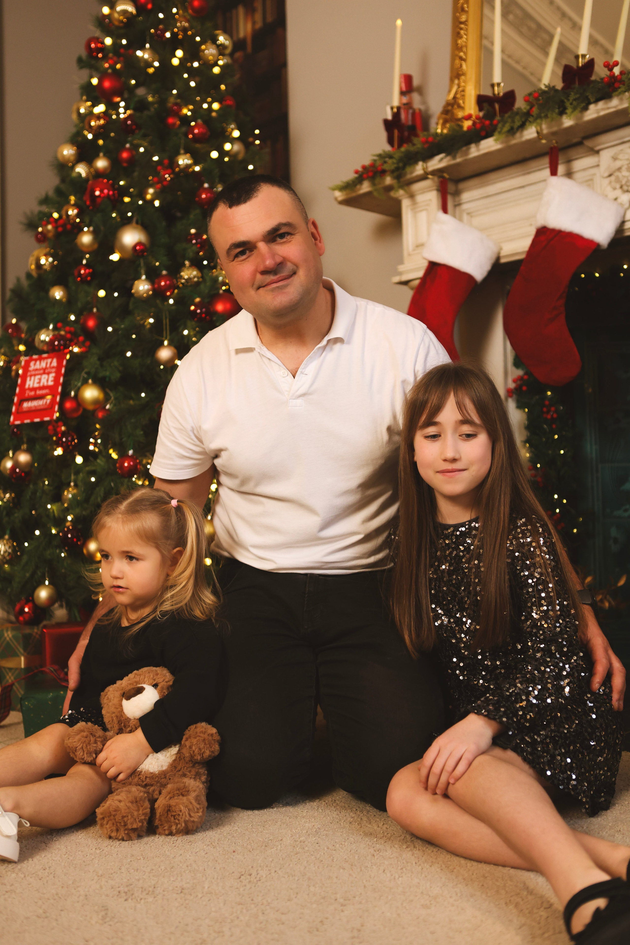 Christmas Family time. Photographer Margarita Antonova in Naas, Co Kildare