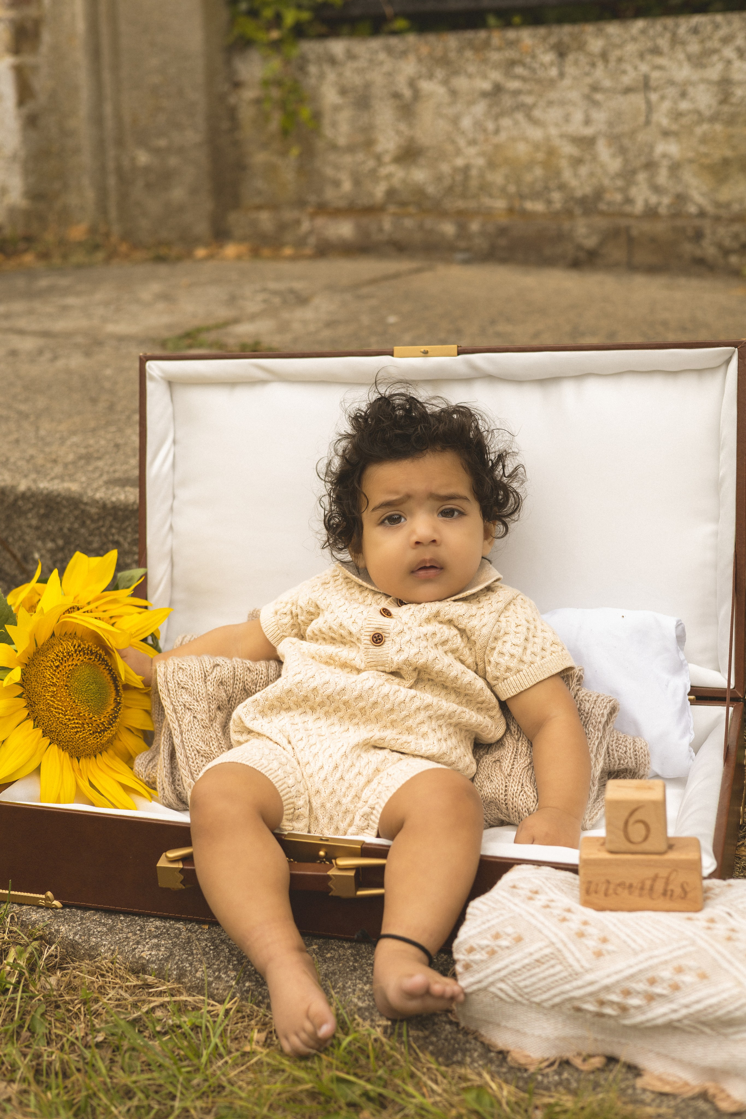 Zaiden’s 6 Months. Photographer Margarita Antonova in Naas, Co Kildare