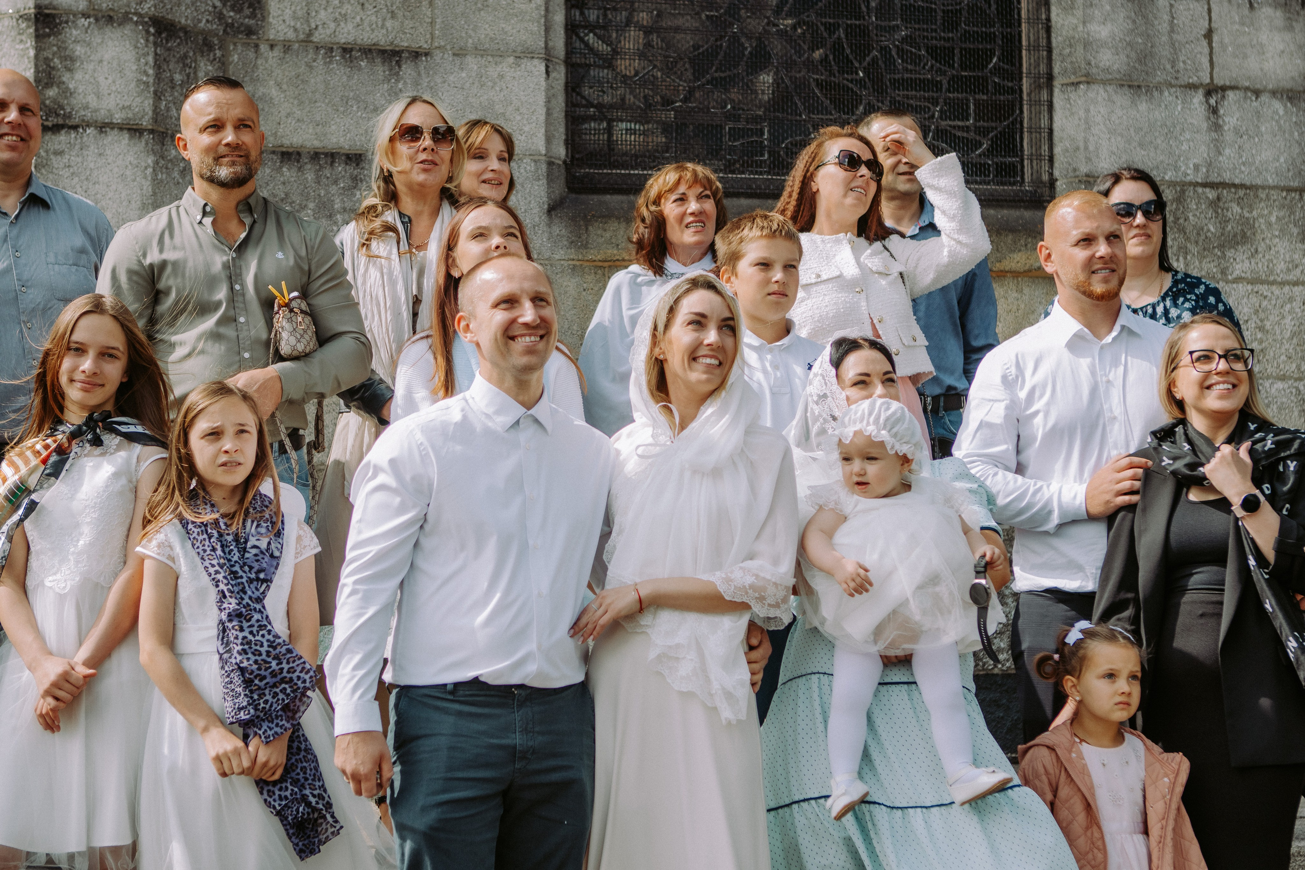 The sacrament of Milana Christening. Photographer Margarita Antonova in Naas, Co Kildare