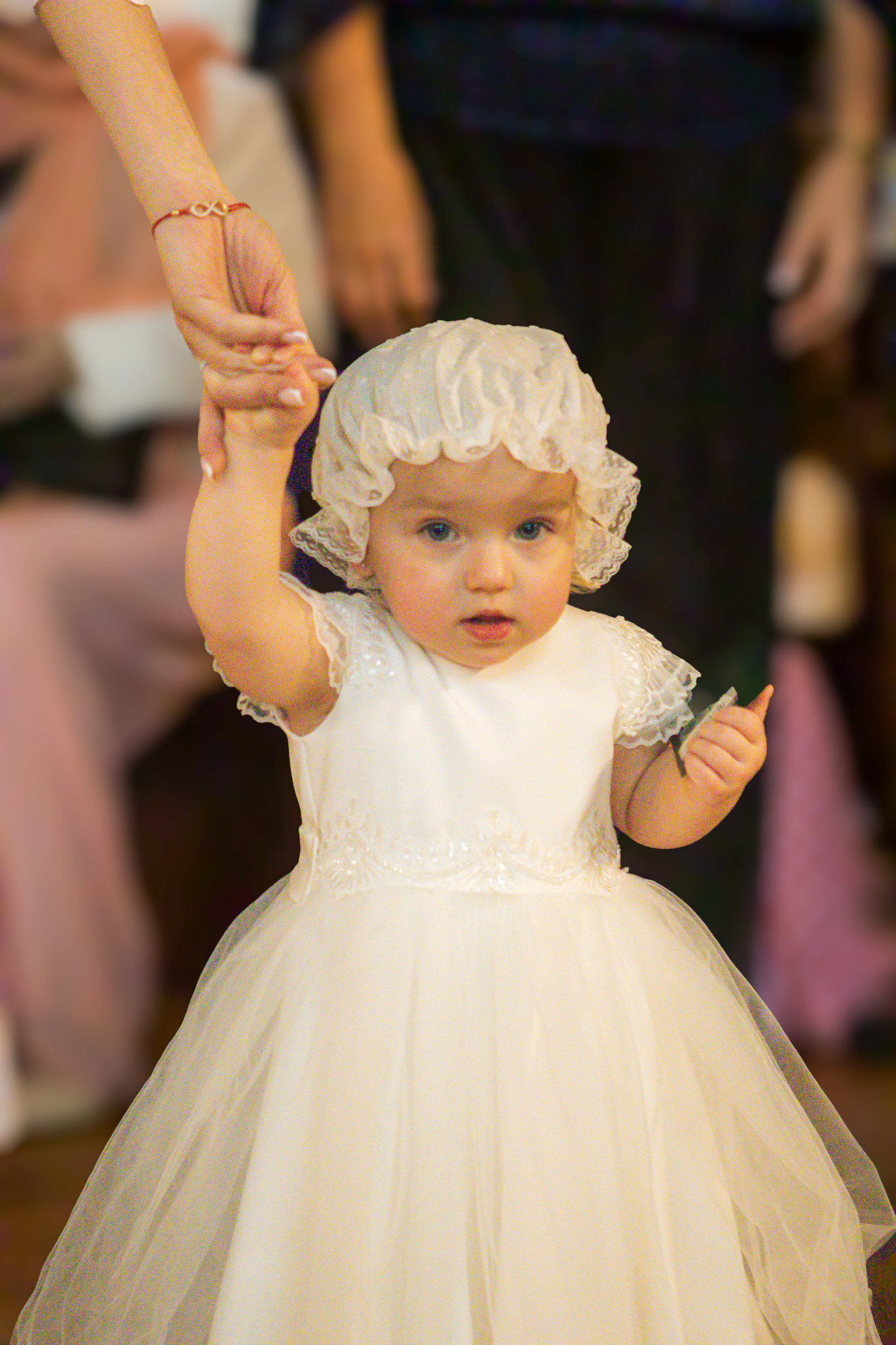 The sacrament of Milana Christening. Photographer Margarita Antonova in Naas, Co Kildare