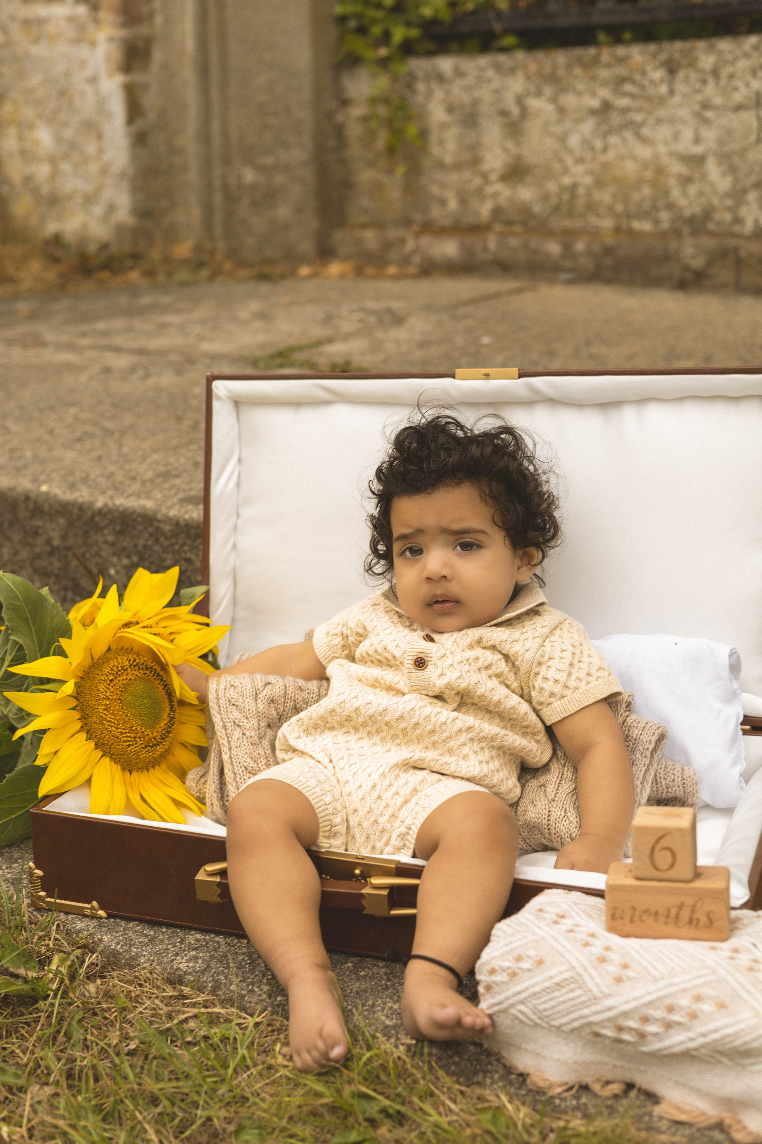 Zaiden’s 6 Months. Photographer Margarita Antonova in Naas, Co Kildare