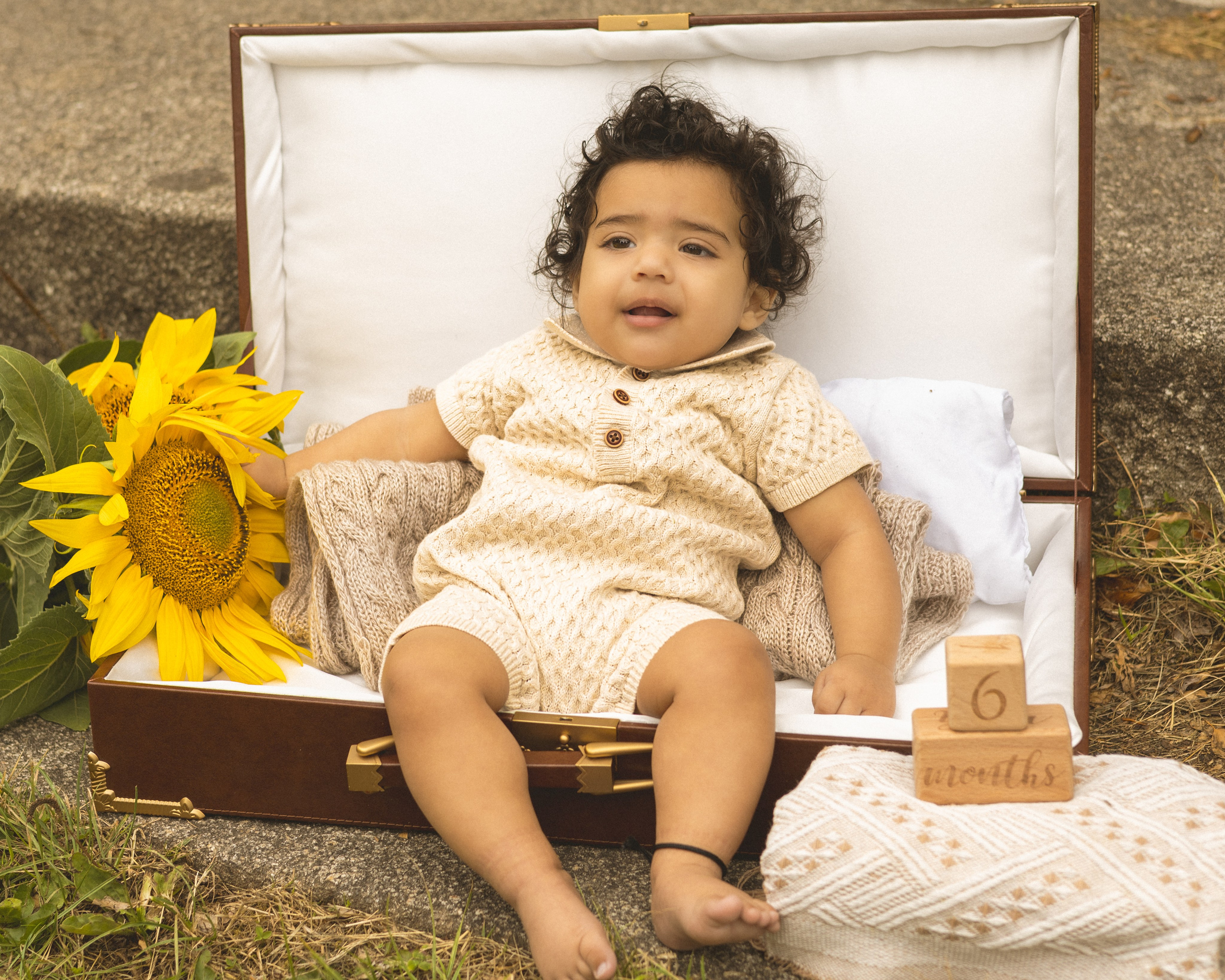 Zaiden’s 6 Months. Photographer Margarita Antonova in Naas, Co Kildare