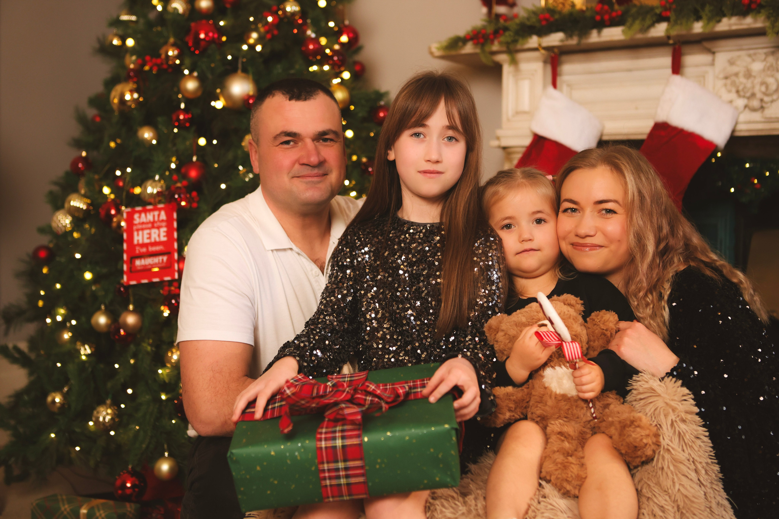 Christmas Family time. Photographer Margarita Antonova in Naas, Co Kildare