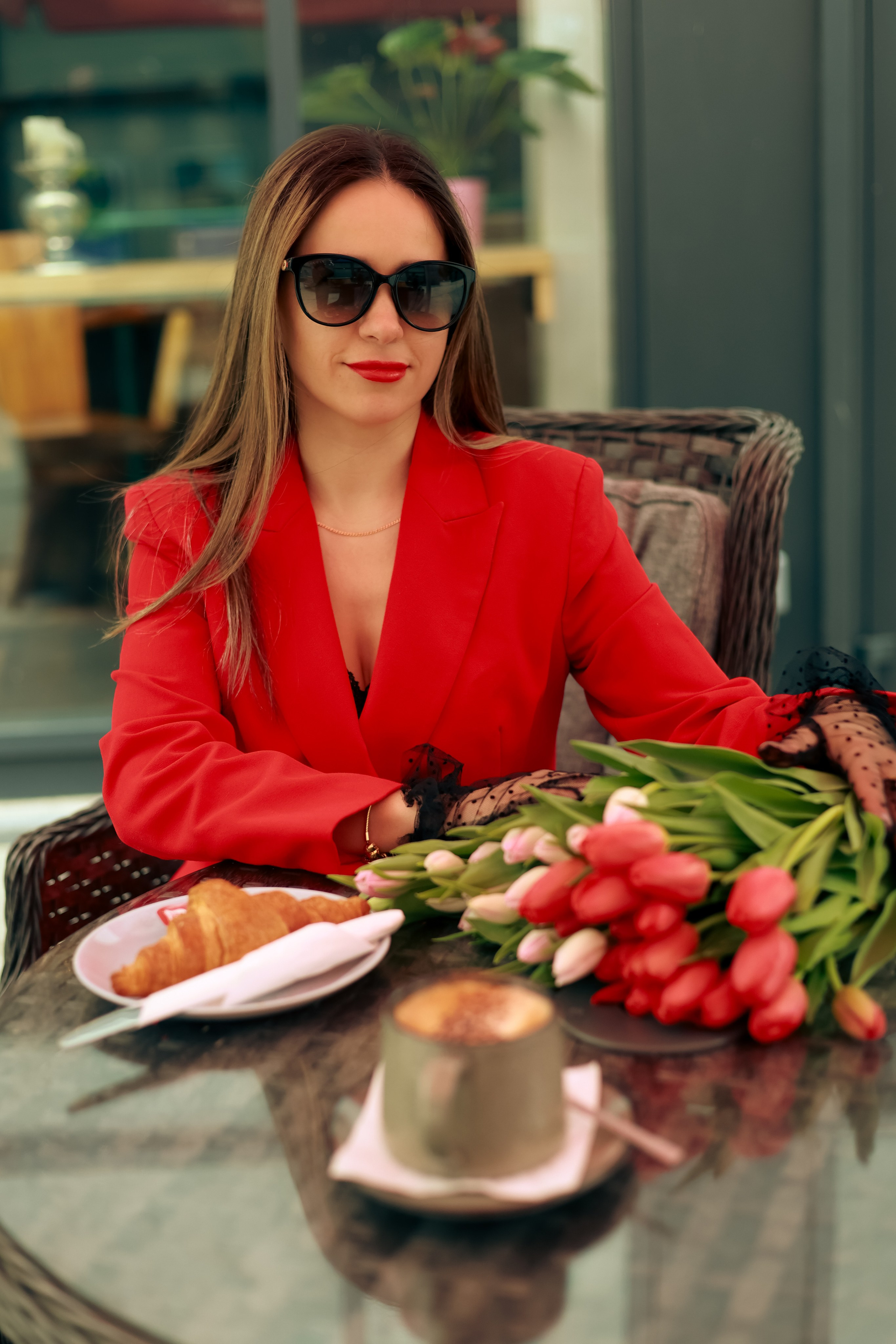 Coffee time. Photographer Margarita Antonova in Naas, Co Kildare