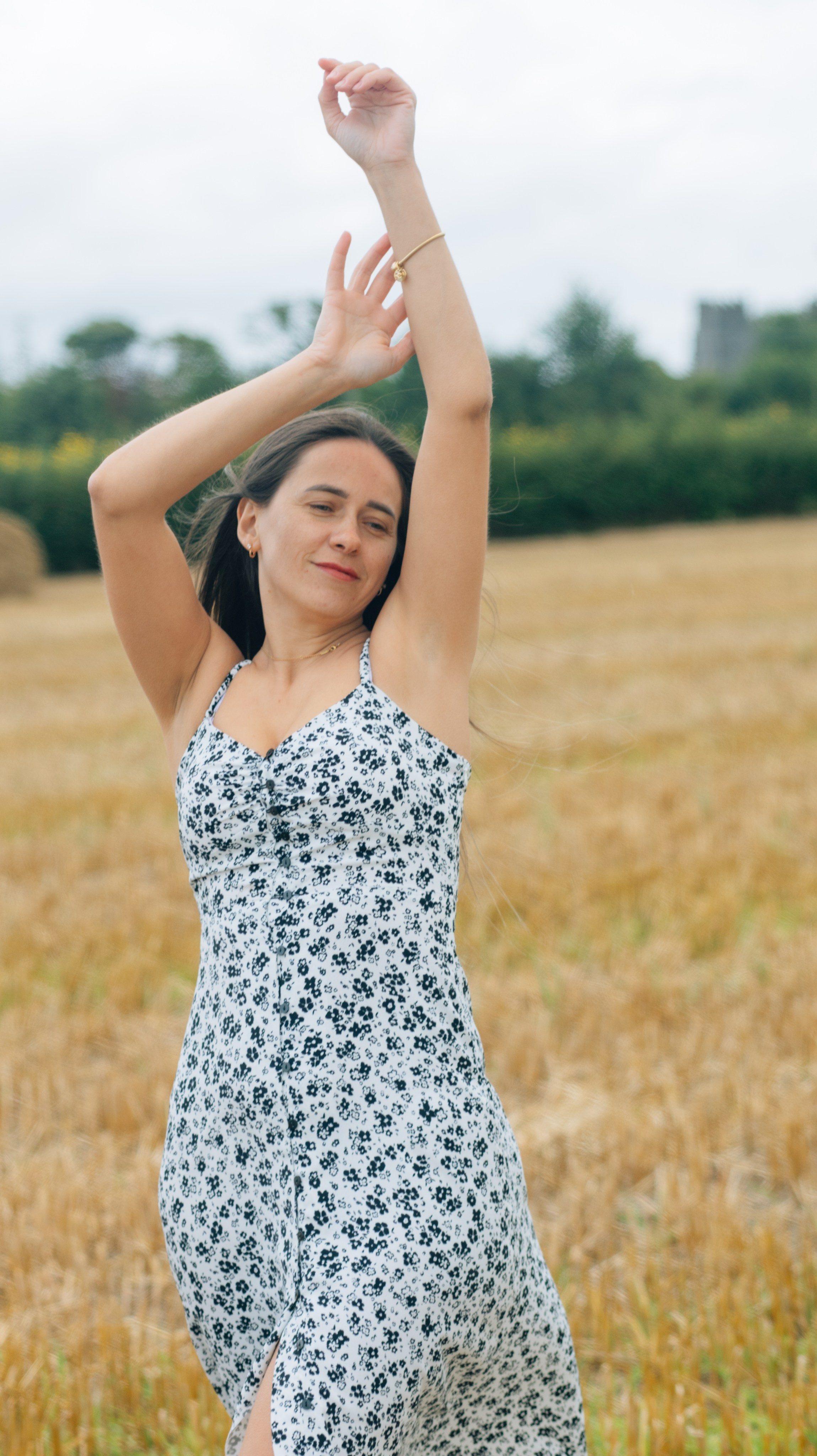 August with sunflowers. Photographer Margarita Antonova in Naas, Co Kildare