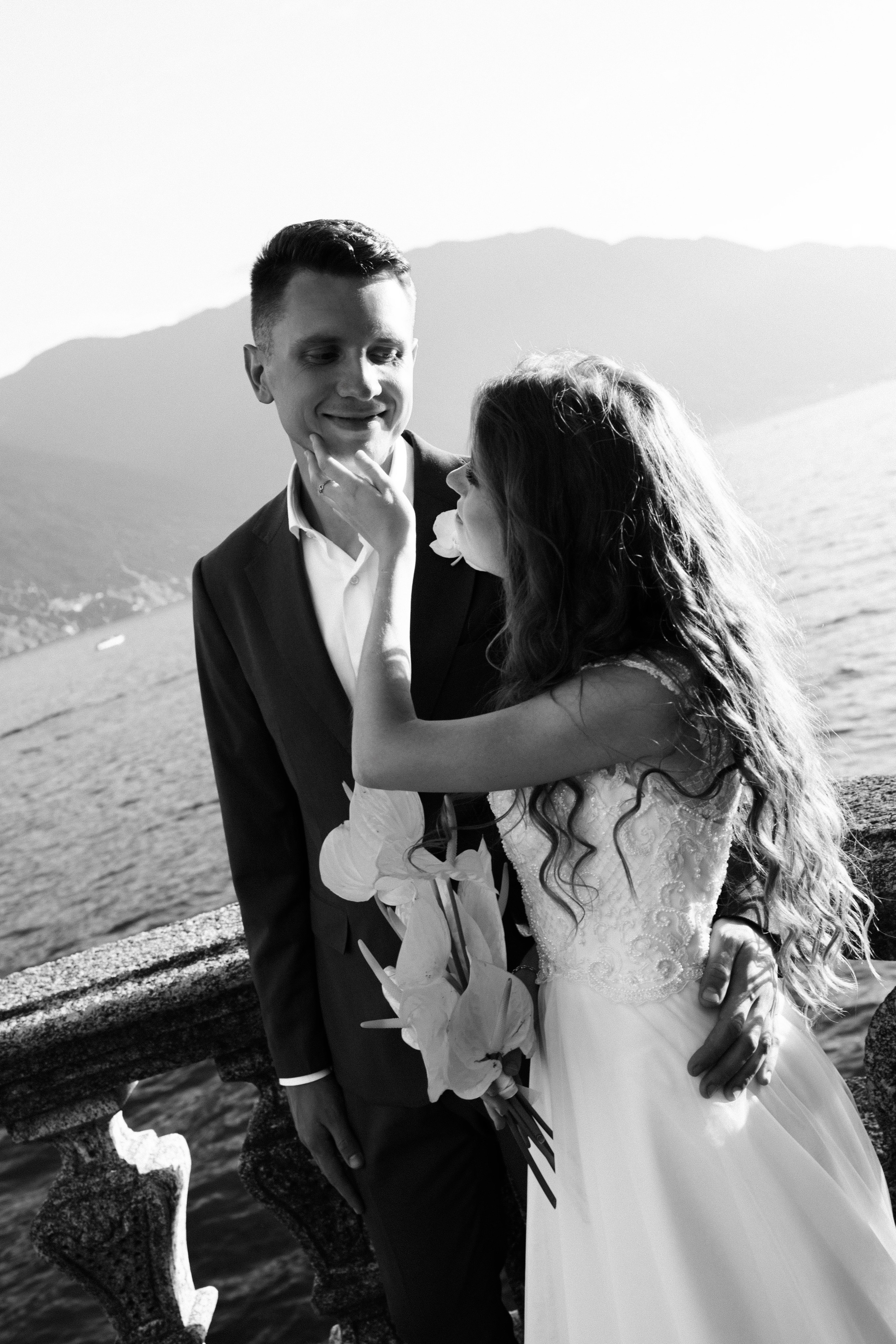 Intimate Elopement by Lake Como in Tremezzo, Italy — Ivanka and Stas. Liza Bizzaro — Italy Wedding, Love Story & Portrait Photographer in Milan, Turin, Piedmont and Across Italy