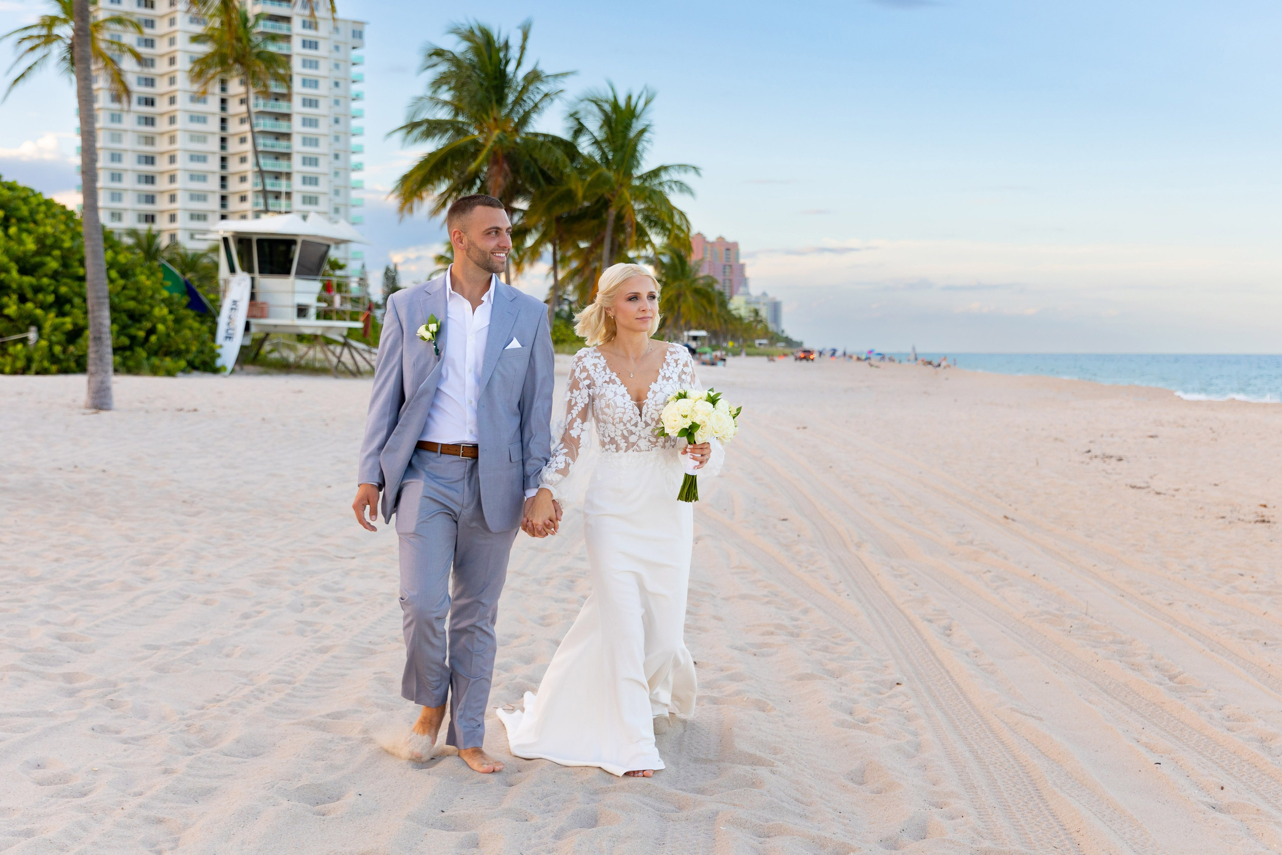 Jamie & Jackson_Fort Lauderdale_Beach Wedding. Miami Family and Event Photographer