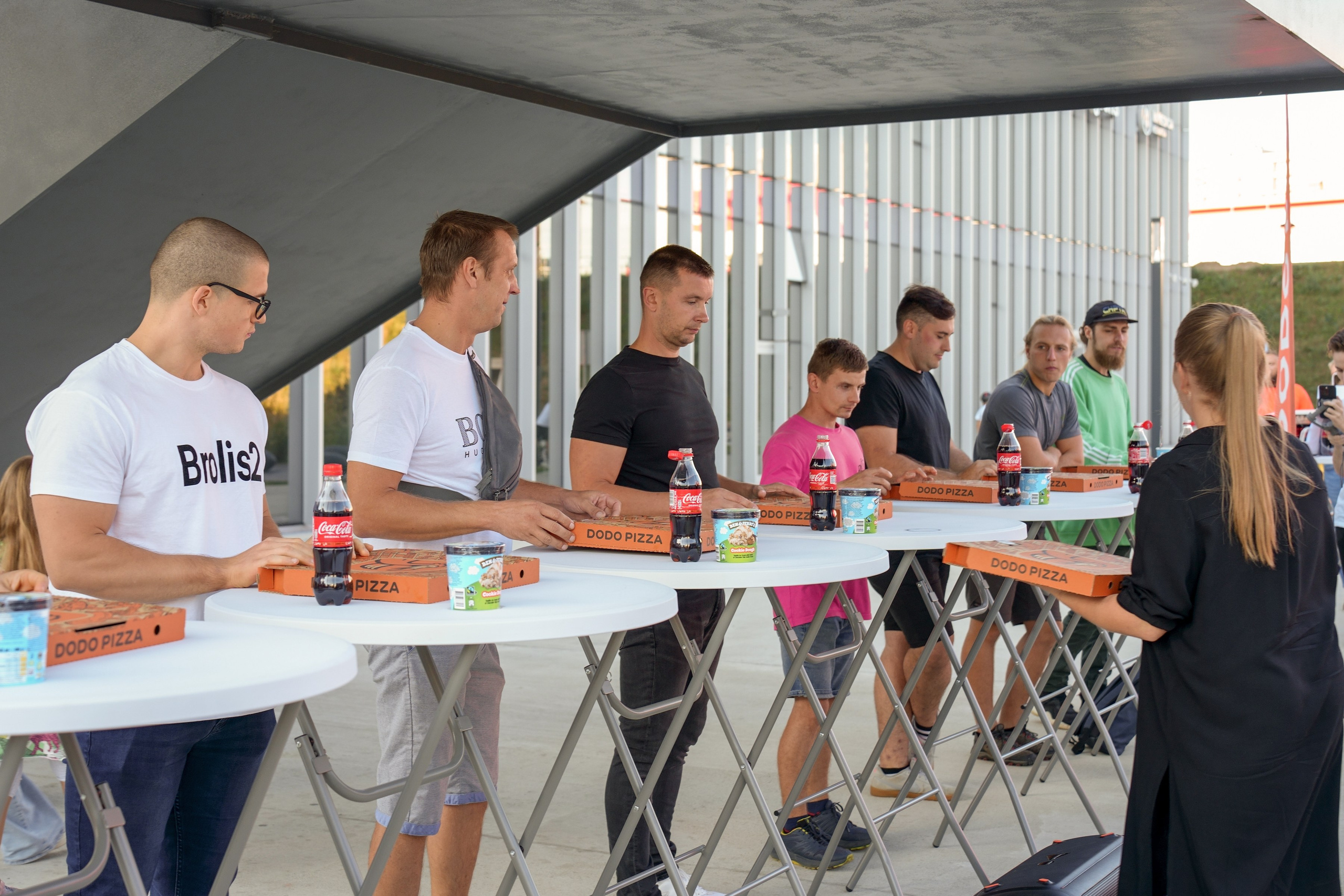 Dodo Pizza Picų Valgymo Čempionatas!. Elina Sapiega fotografė Vilniuje