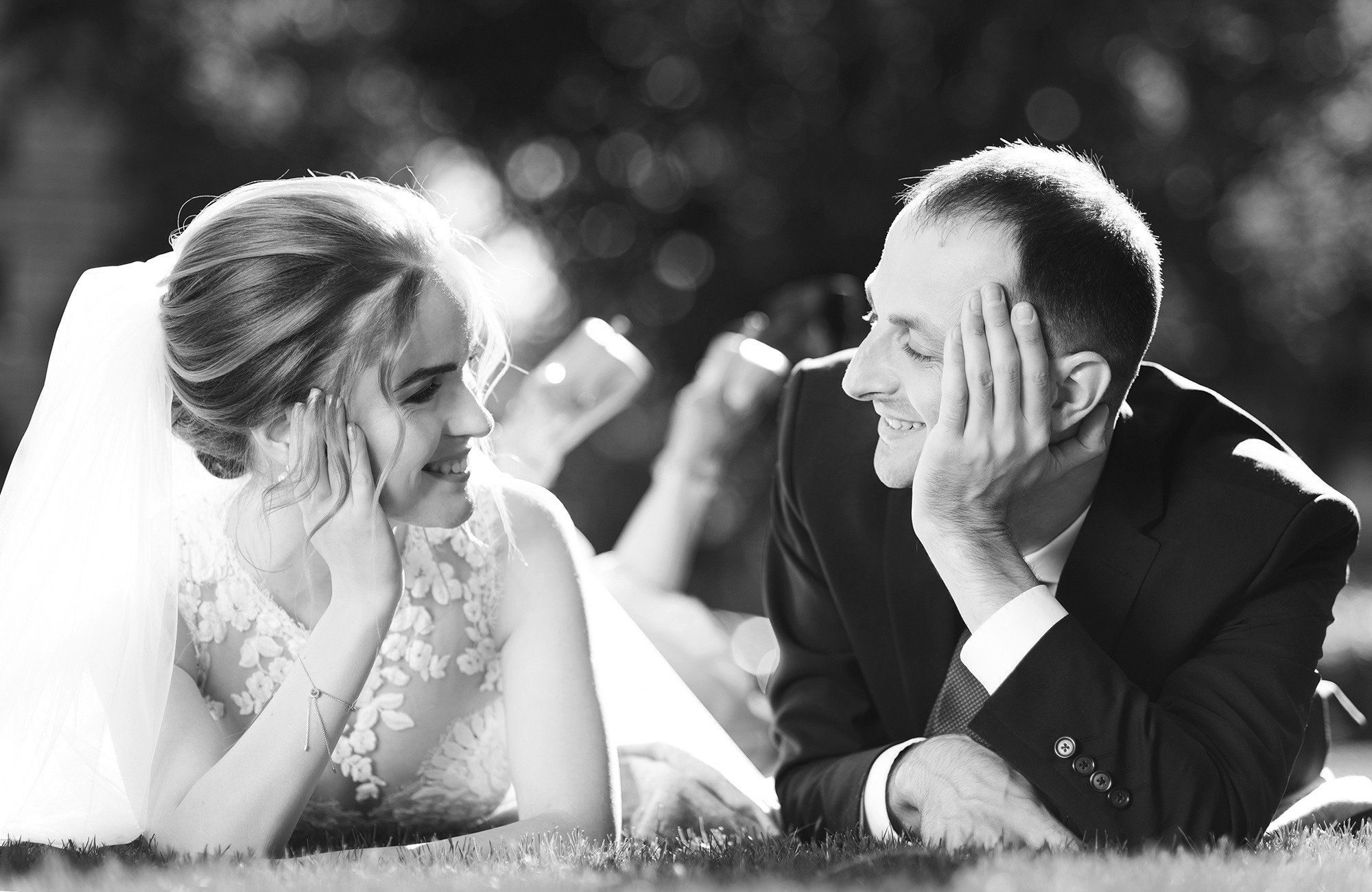 Фотосессия небольшой свадьбы в Лукан Дублин