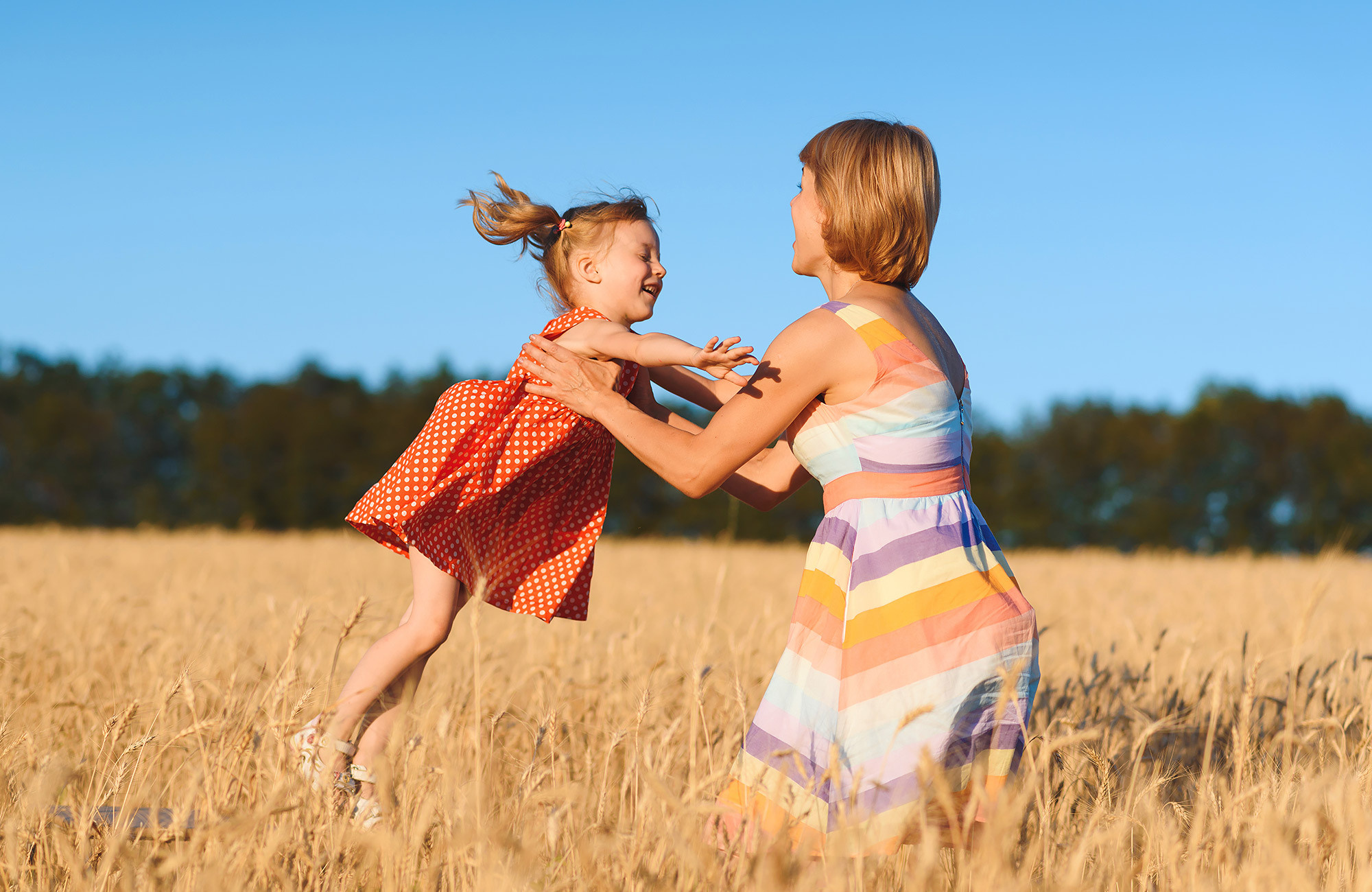 Family photography in wheat field — Andrei Zveaghintev