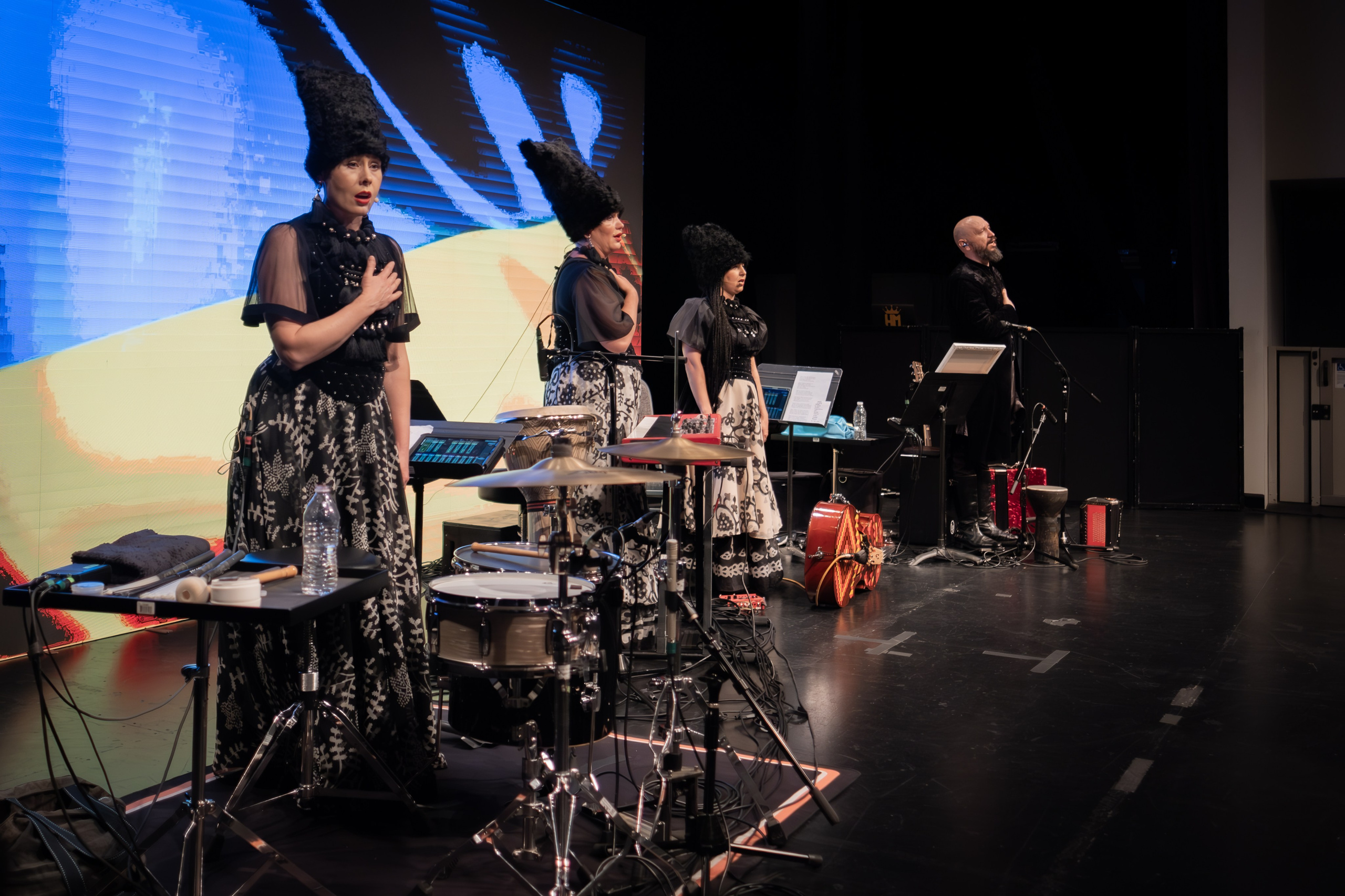 DAKHA BRAKHA. Reportage concert portrait photography in the San Francisco Bay Area