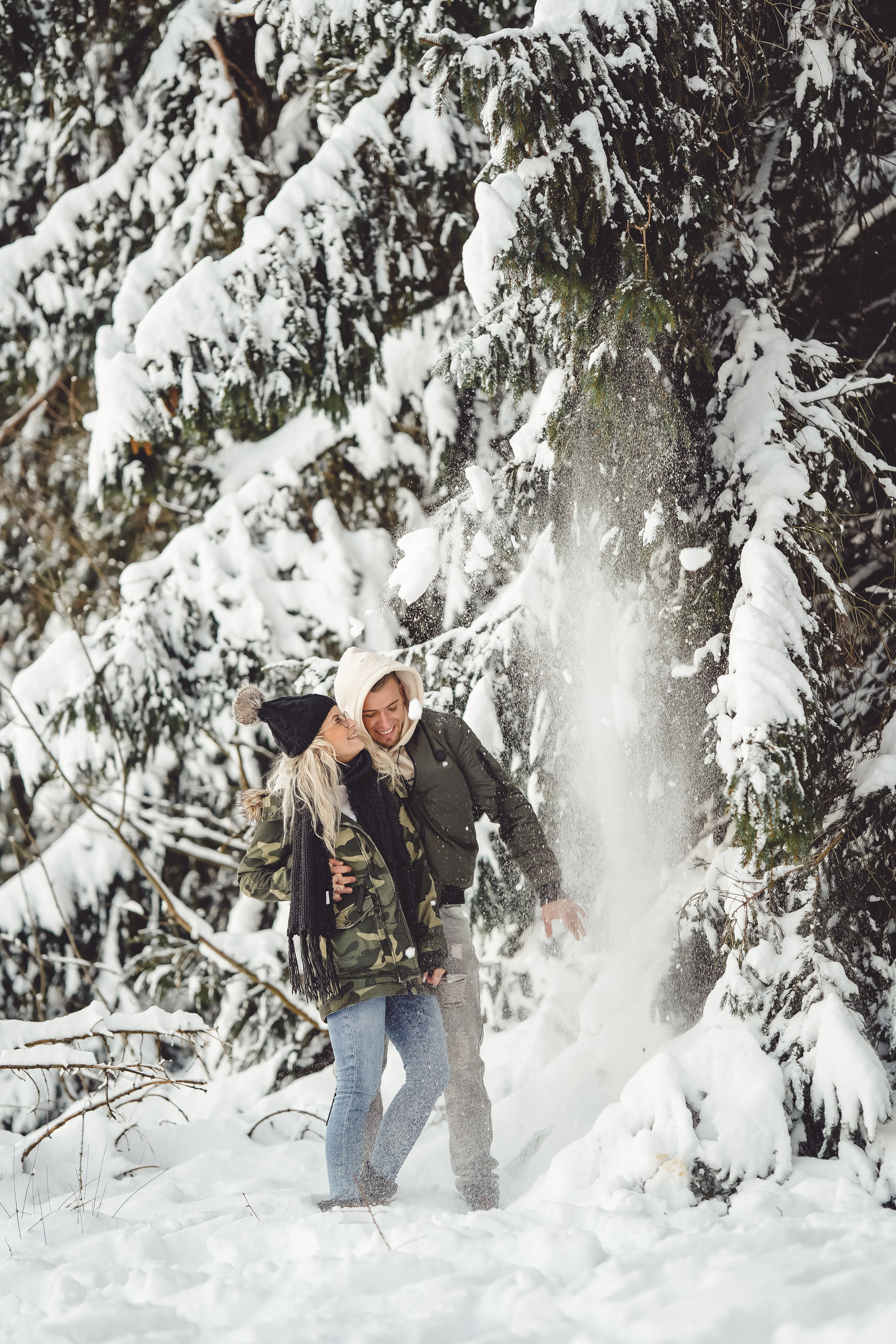 Winter Lovestory. Portraitfotografie in Gründau Elena Ohnstedt