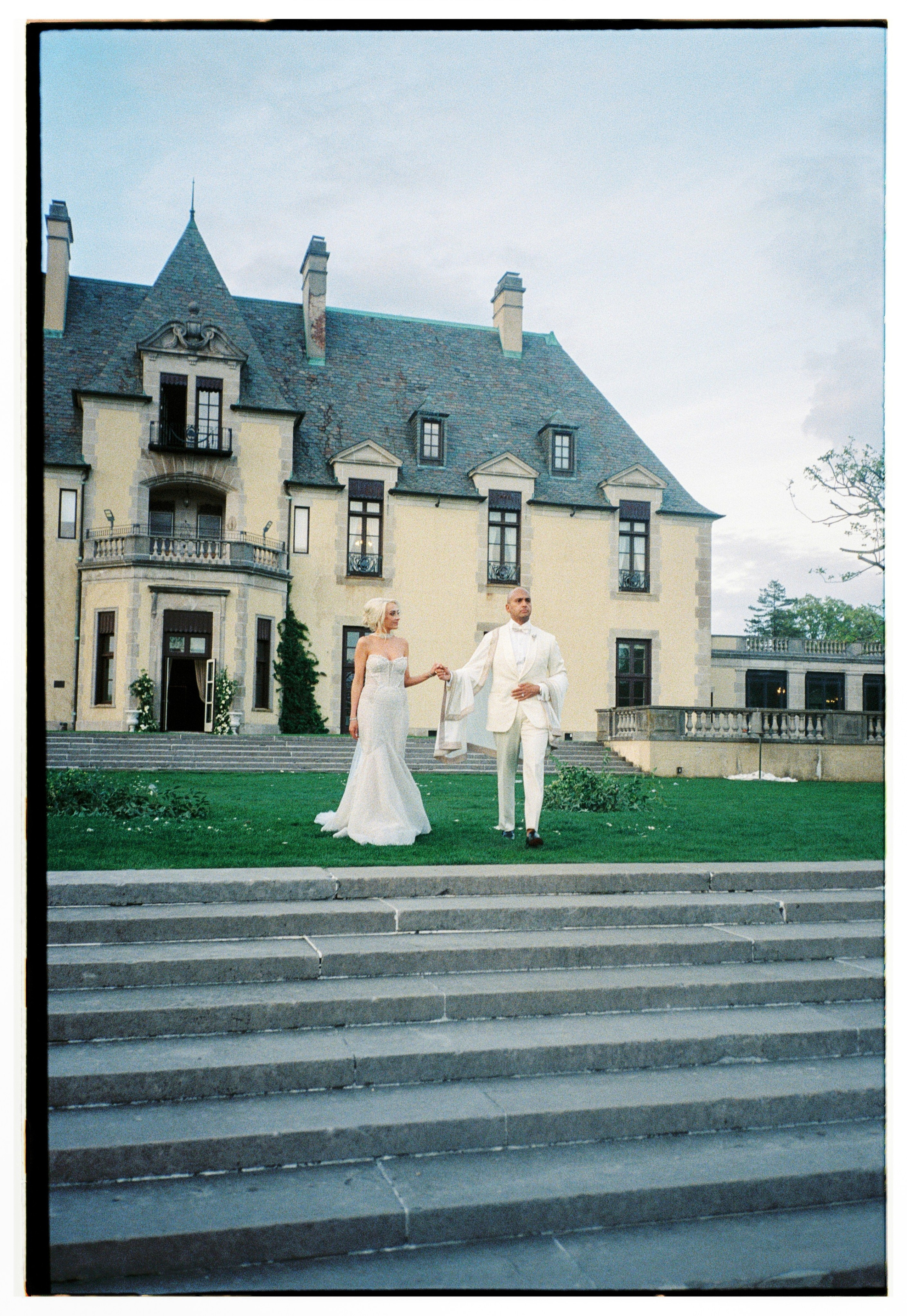 Akshay & Arielle’s Wedding at Oheka Castle | Captured on Kodak Portra 400 Film