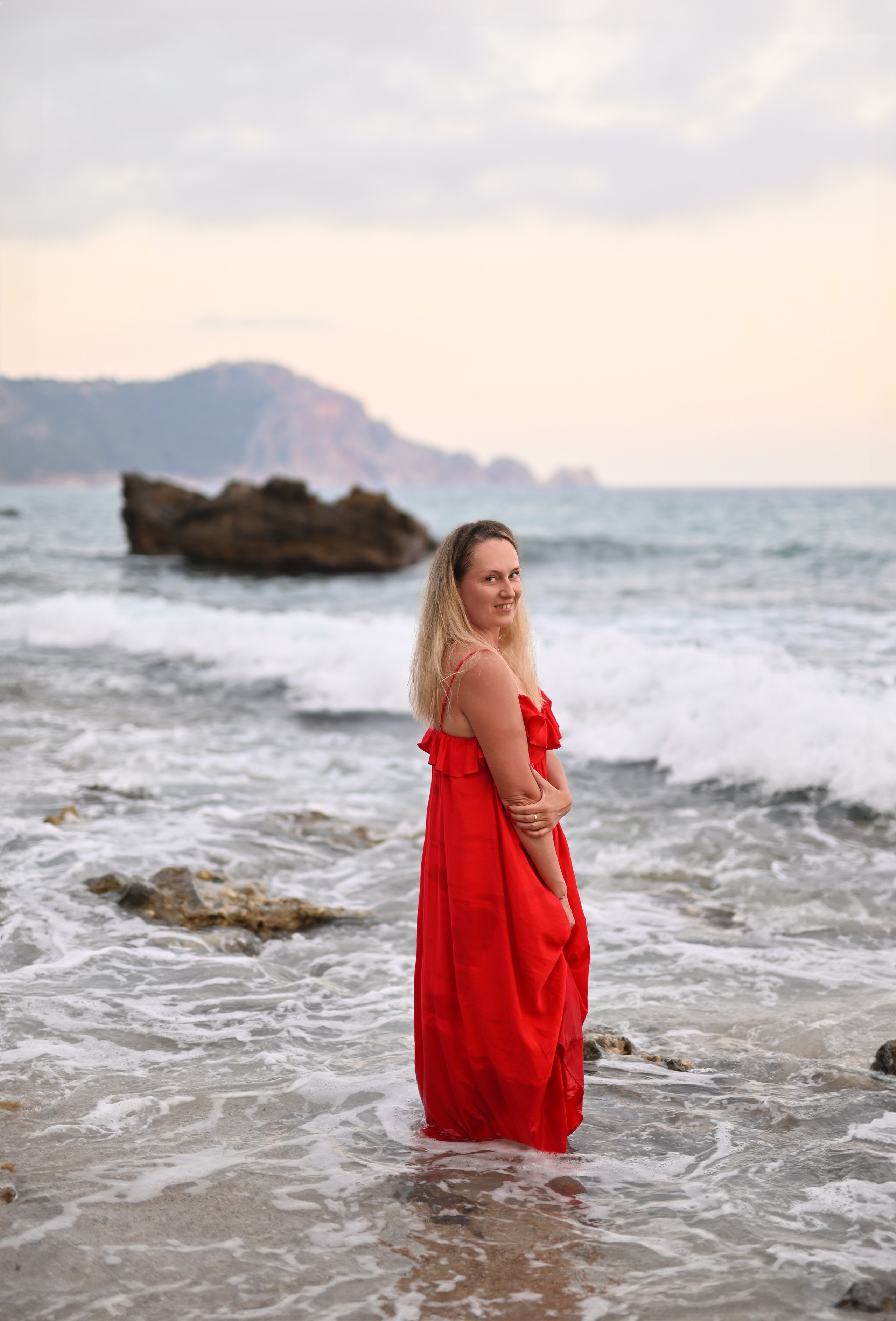 Семейная съемка на пляже Клеопатра. Фотограф в Алании (Аланье), Сиде, Манавгате. Турция