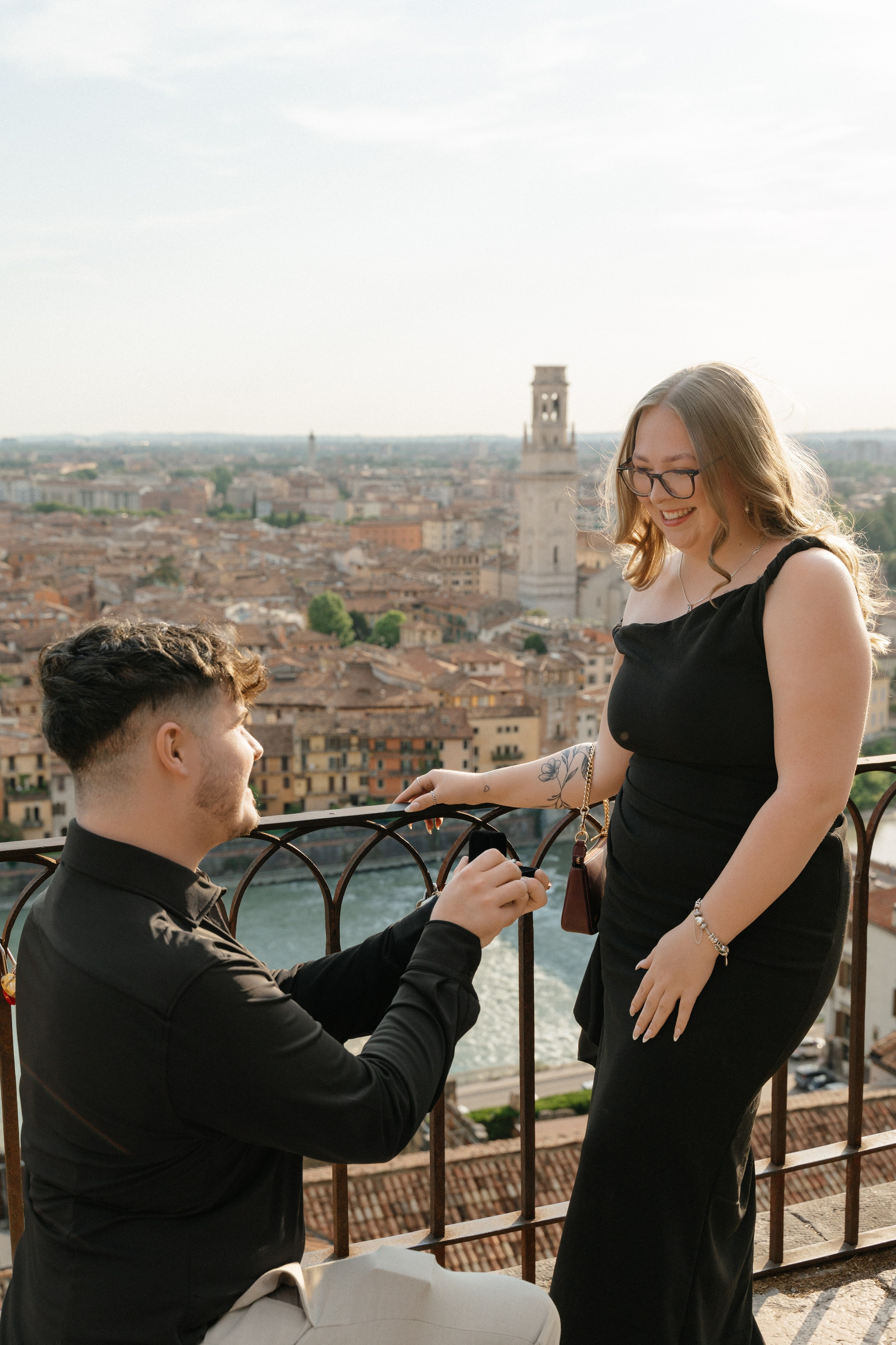 A & A (Castel San Pietro, Verona, Italy). Marriage Proposal Photographer in Verona, Lake Garda and Dolomites| Diana Fedrigo