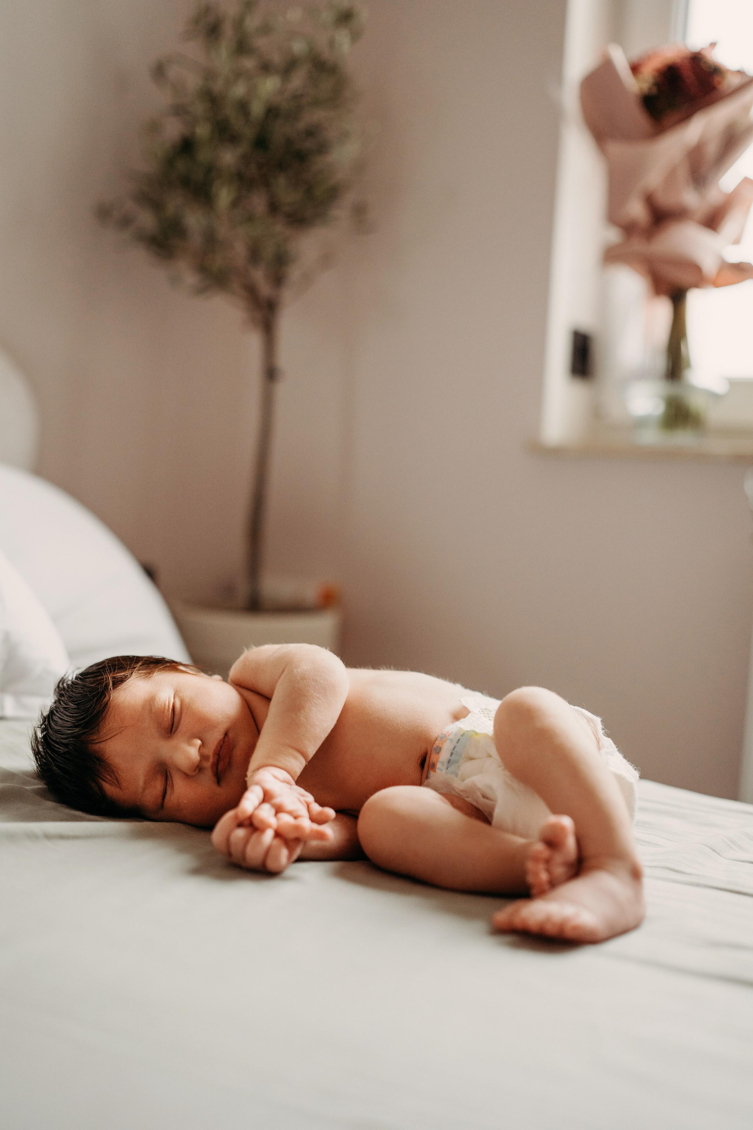 Оливия. Фотограф новорожденных и детей первого года Евгения Михалькевич