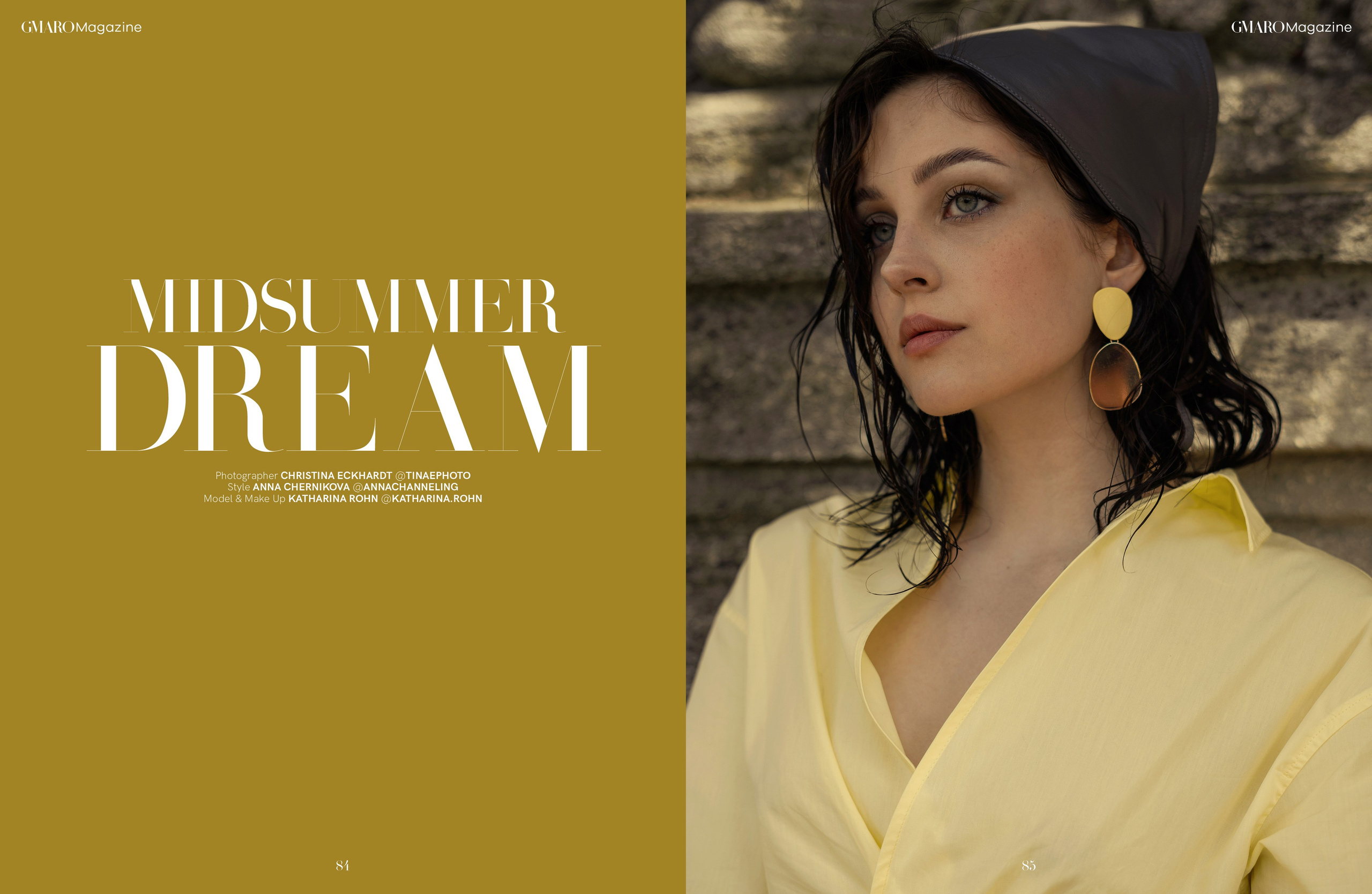 GMARO Magazine. Werbefotografin Christina Eckhardt in Nürnberg