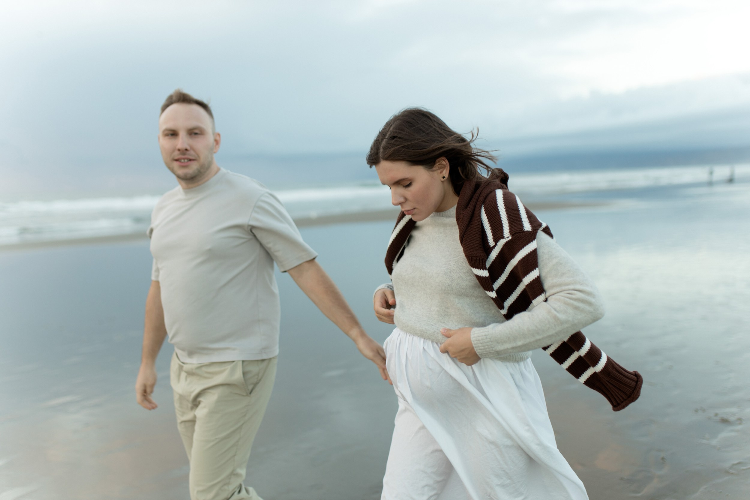 Ocean Beach Maternity Session. Maternity, newborn photographer in the Bay Area|Iryna Rakivnenko