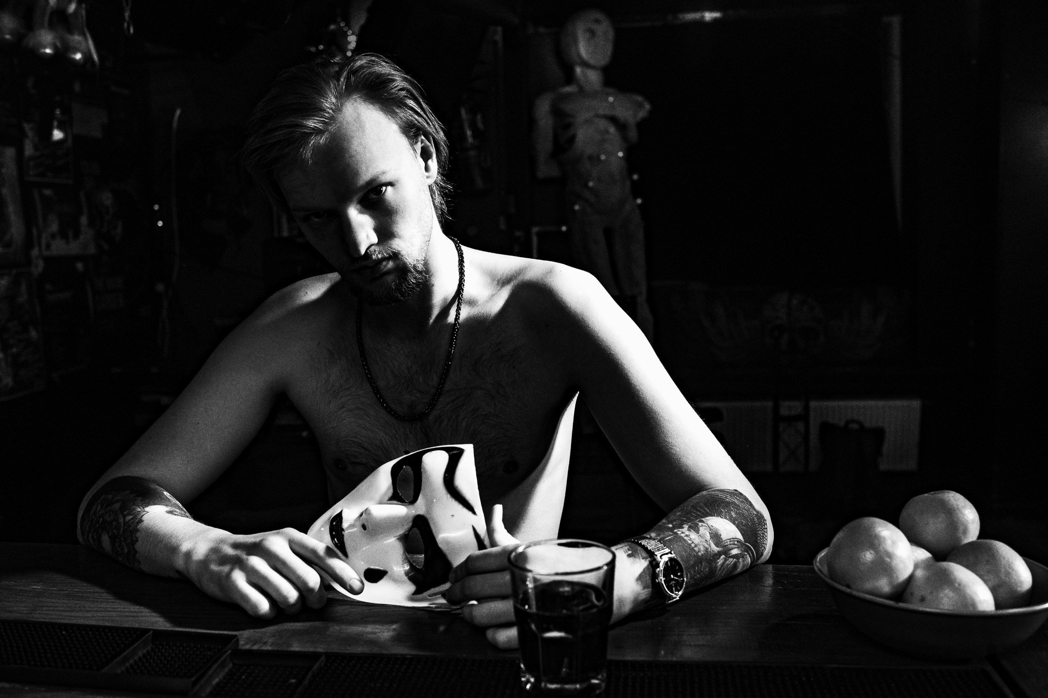 Portraits BW. Sandra Garanca Portrait and event photographer