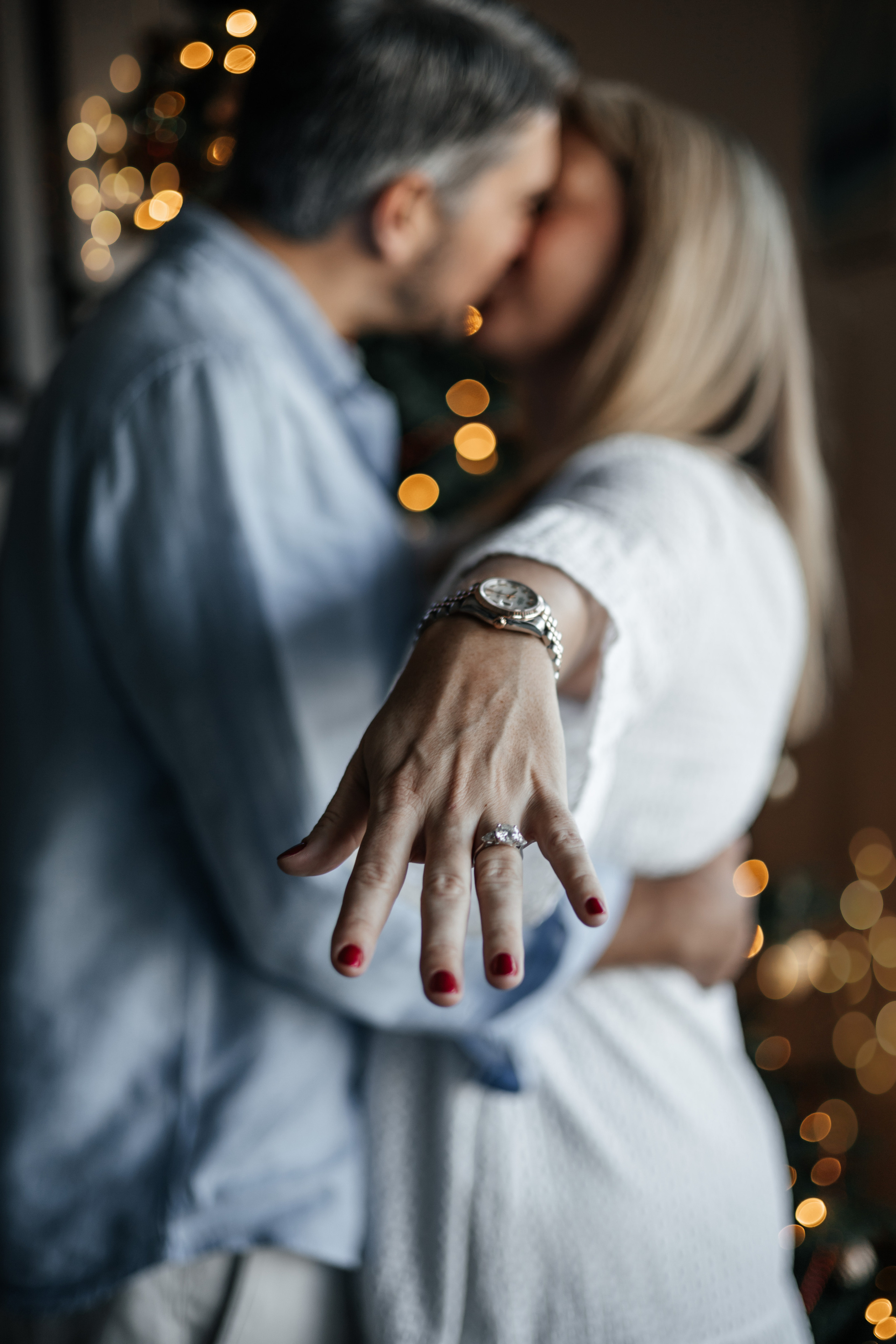 Christmas engagement. Mayya Makarova Photography | Family Photographer Abu Dhabi