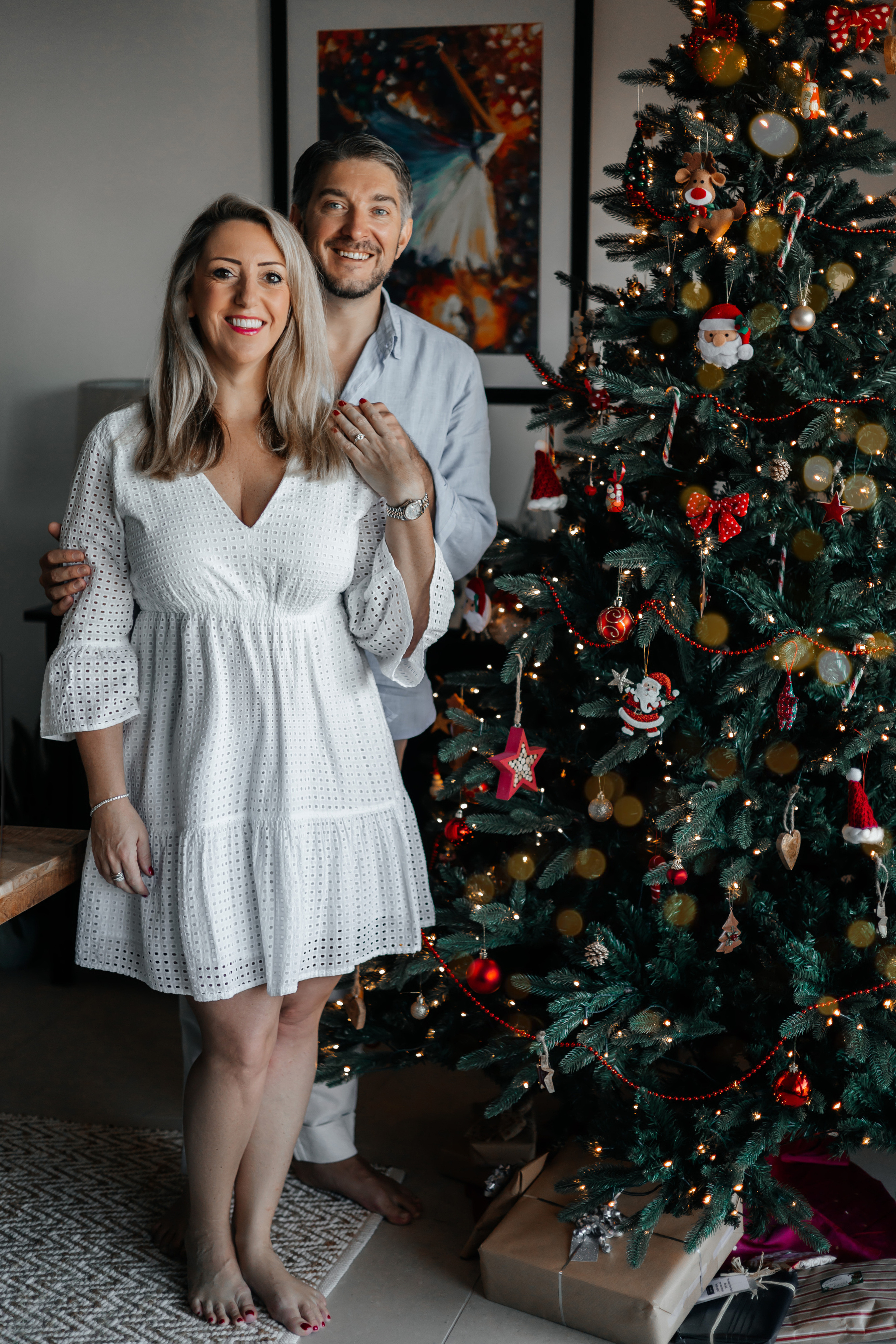 Christmas engagement. Mayya Makarova Photography | Family Photographer Abu Dhabi