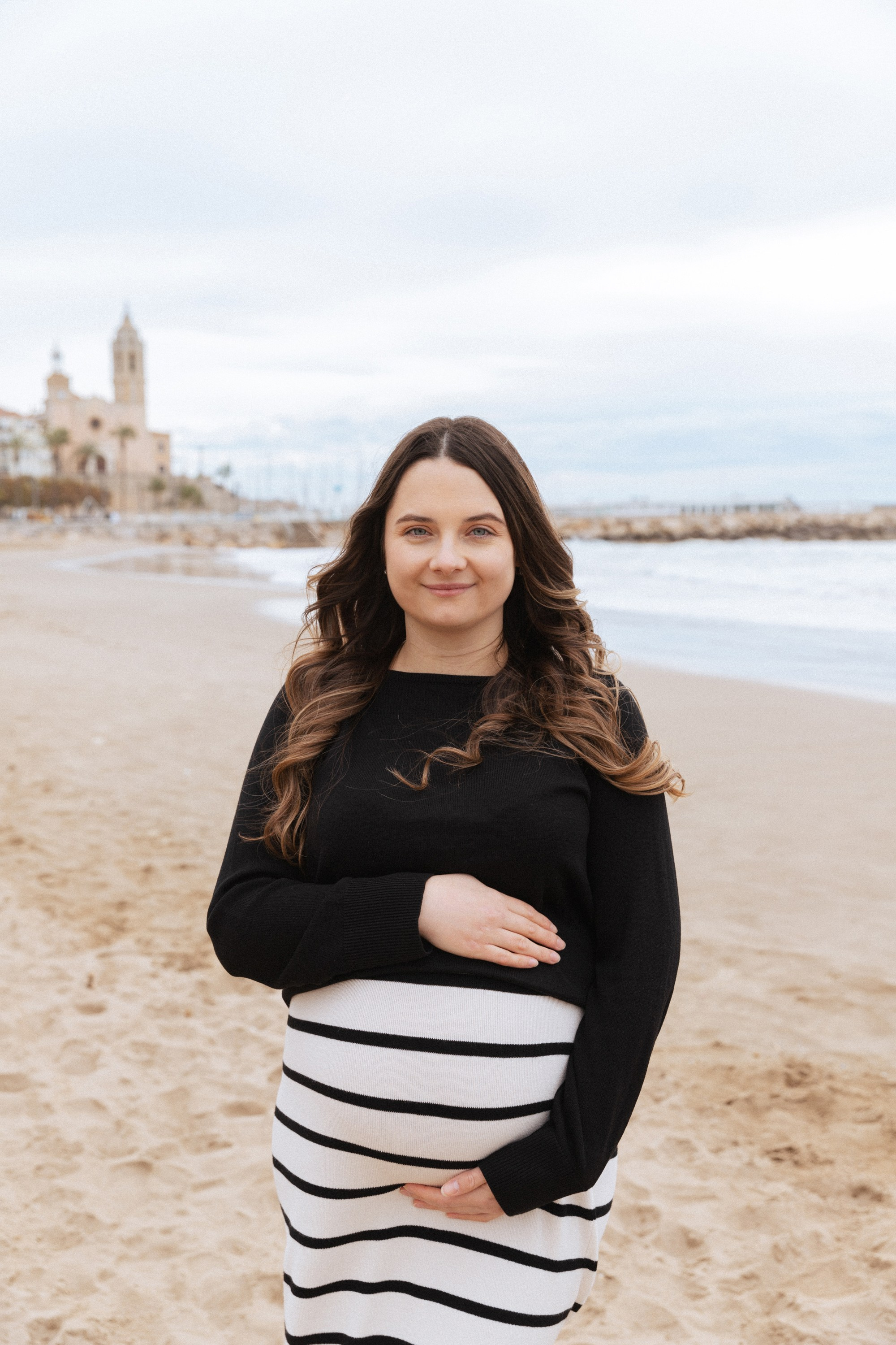 Pregnancy. Fotógrafa en Barcelona Sitges Kateryna Shelkovnikova