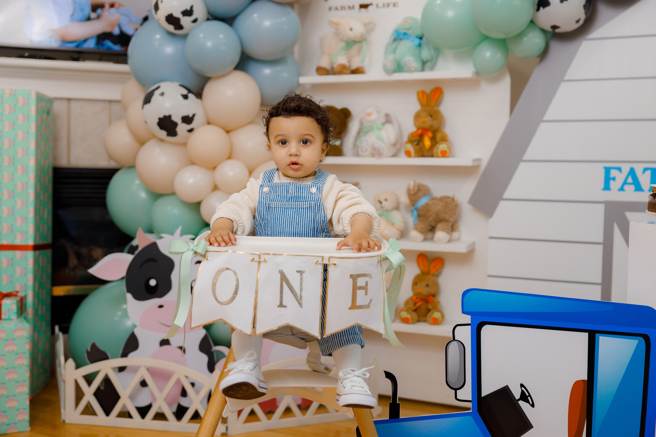 Fateh’s 1st birthday. Home