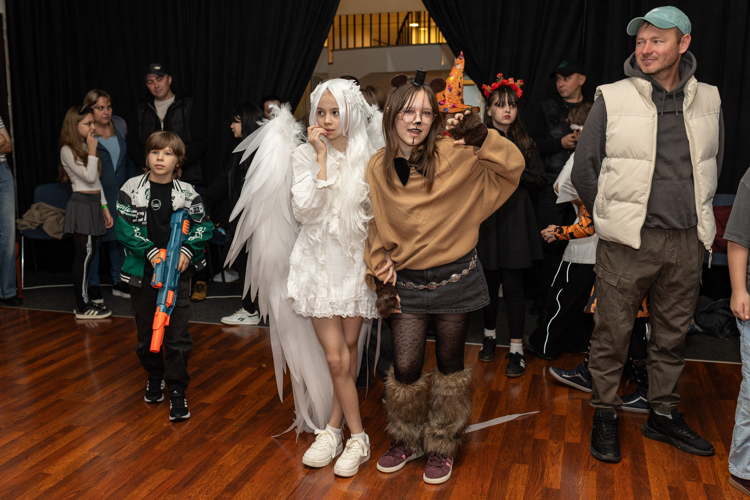 Leo dance studio Helloween 2025. Семейный и детский фотограф в Варшаве Мила Бобровская